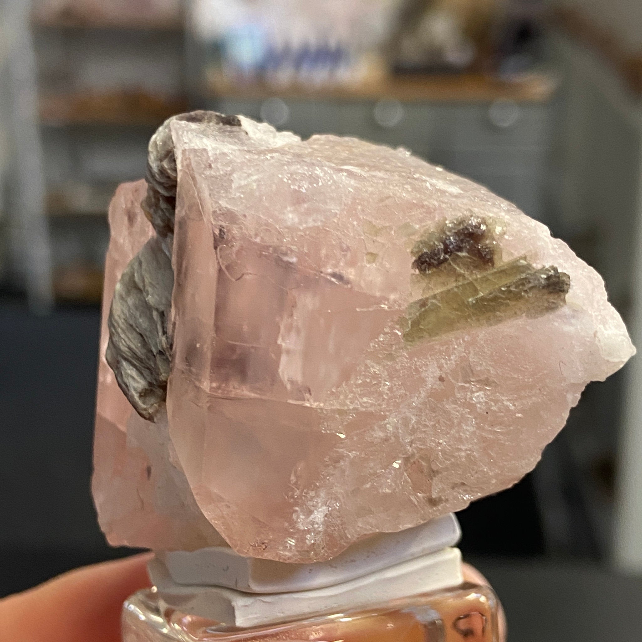 Natural Morganite Crystal – Brazil - Castle Rocks Cornwall
