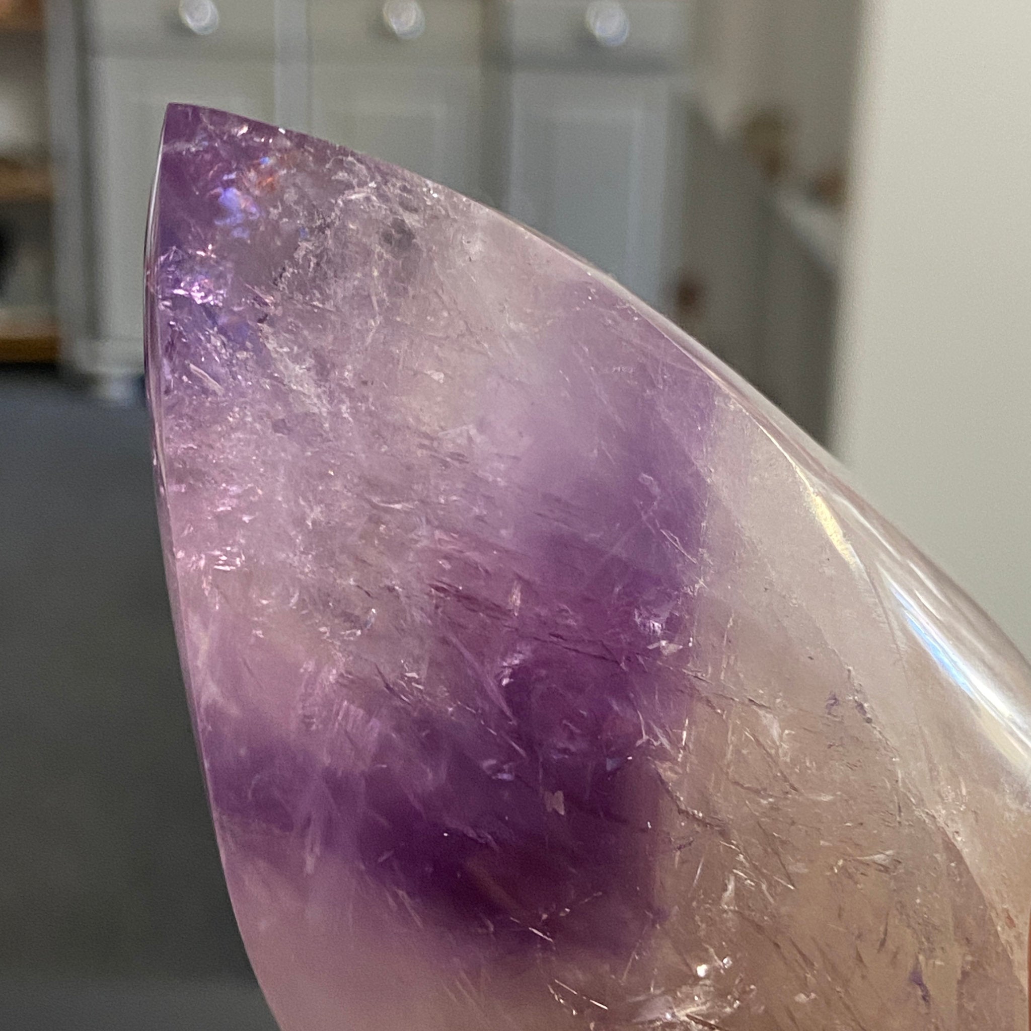 Phantom Amethyst Flame – Brazil - Castle Rocks Cornwall