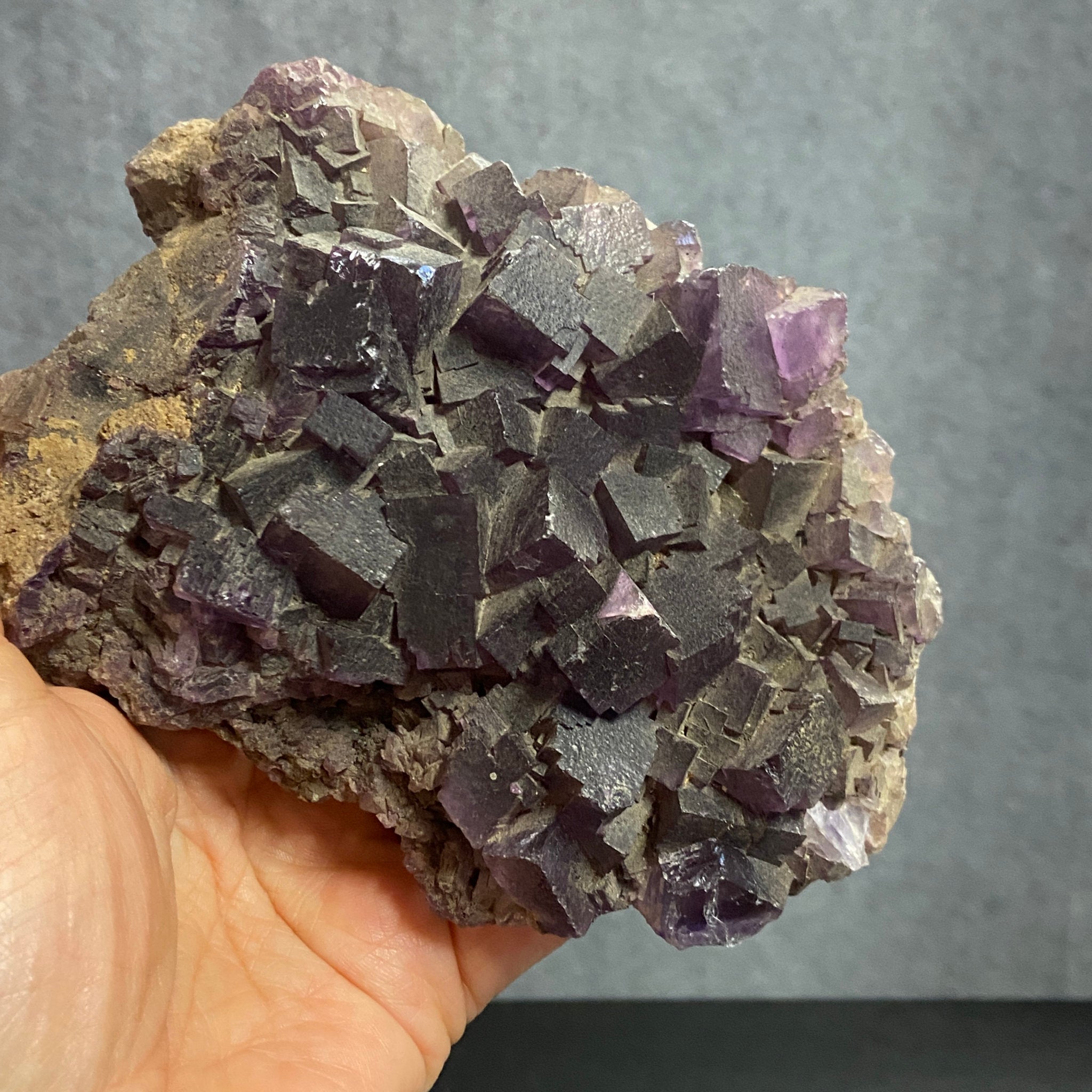 Purple Fluorite Cluster – Illinois - Castle Rocks Cornwall