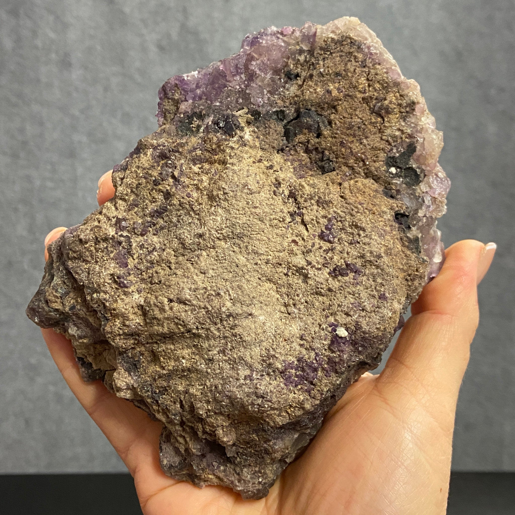 Purple Fluorite Cluster – Illinois - Castle Rocks Cornwall