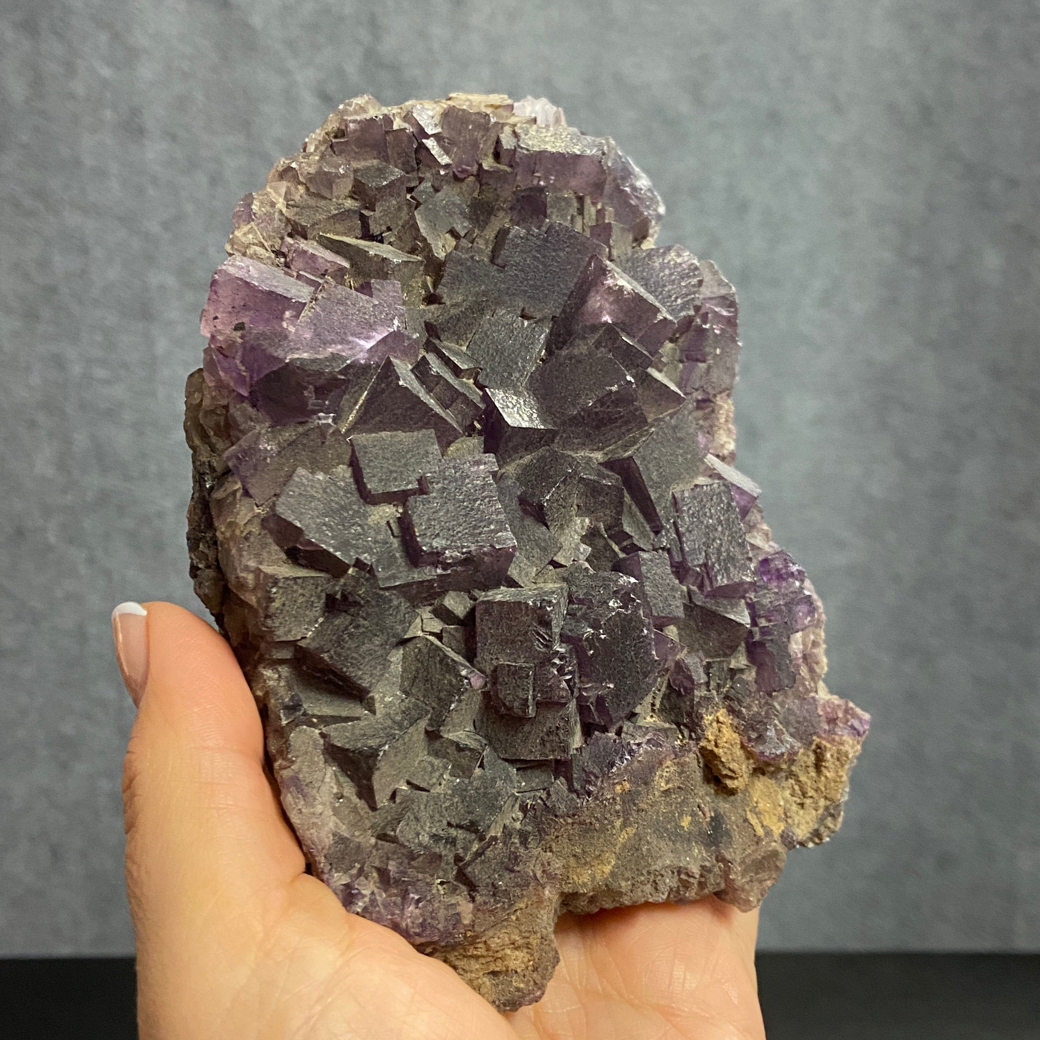 Purple Fluorite Cluster – Illinois - Castle Rocks Cornwall
