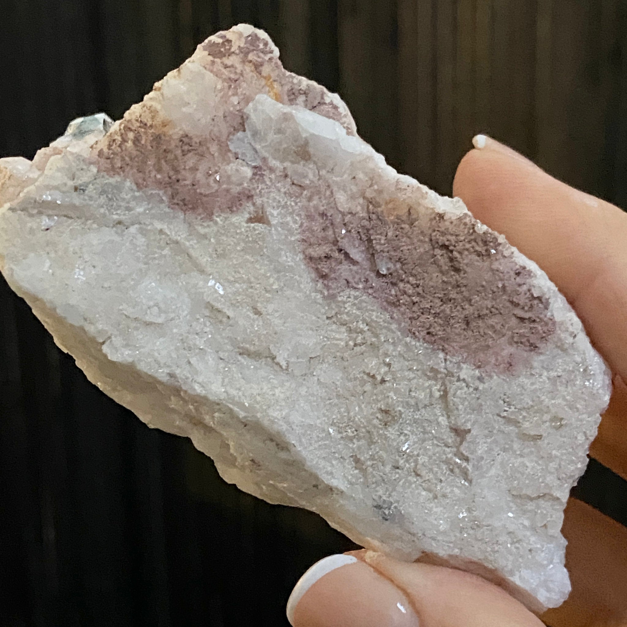 Sacred Pink Lemurian Cluster - Colombia - Castle Rocks Cornwall