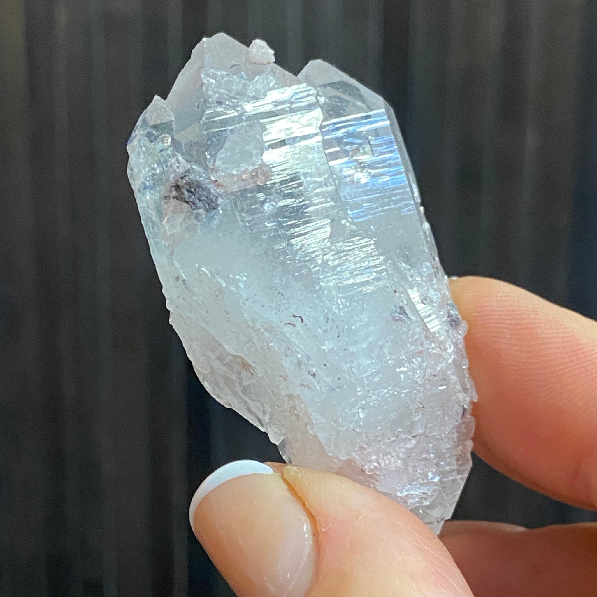 Sacred Pink Lemurian Crystal - Castle Rocks Cornwall