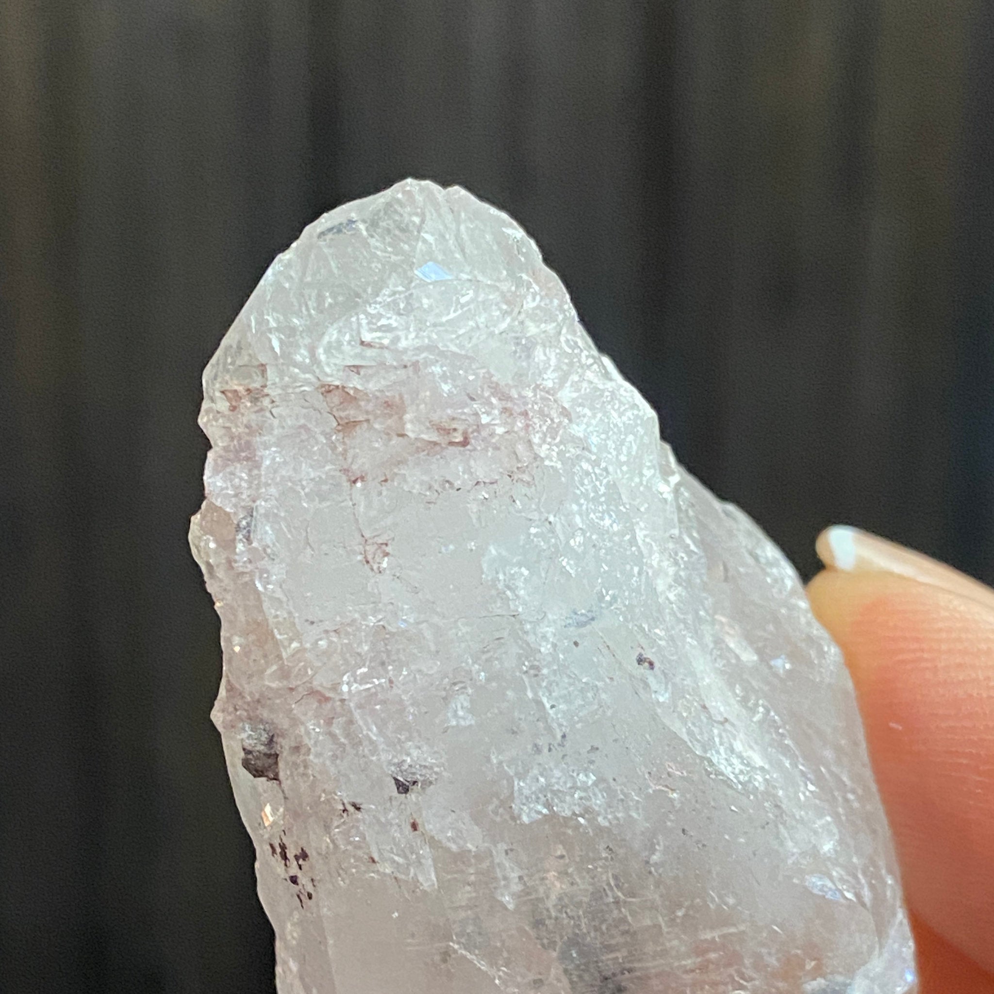 Sacred Pink Lemurian Crystal - Castle Rocks Cornwall