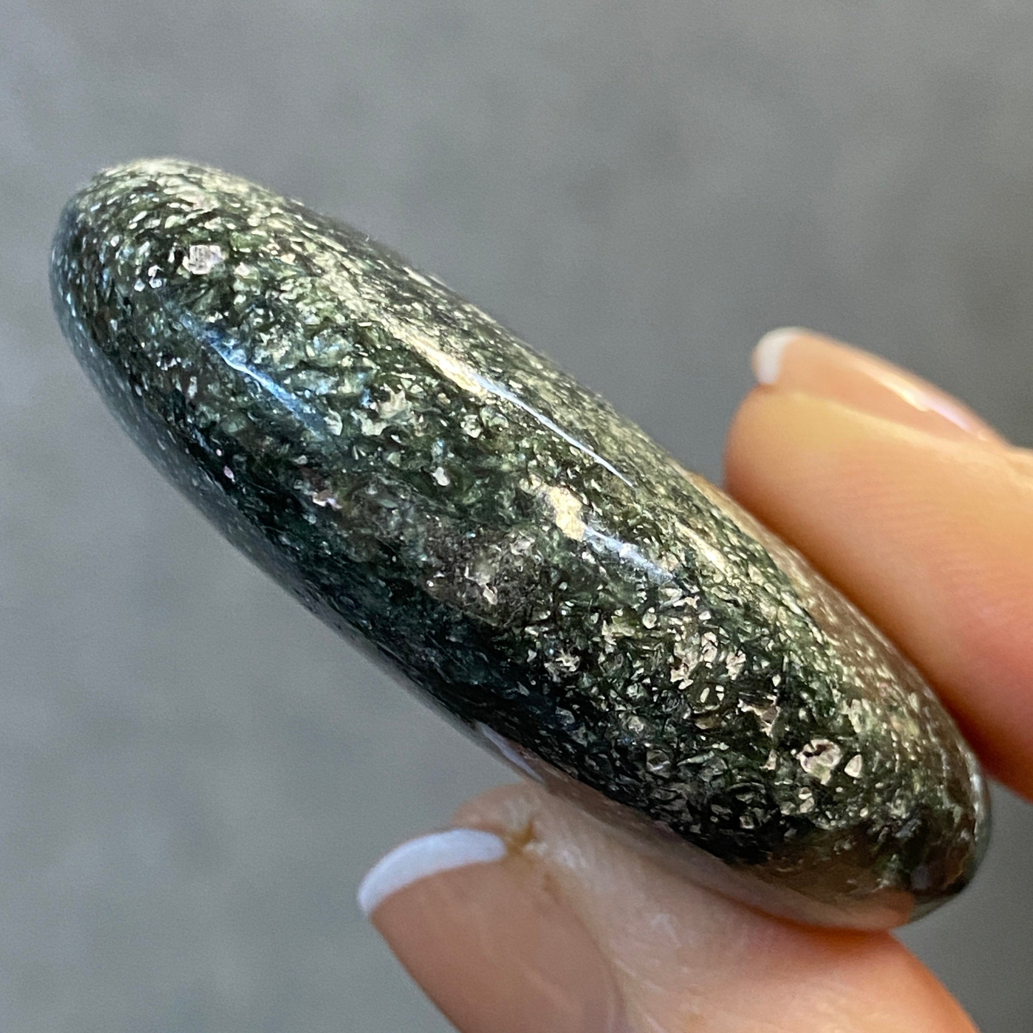 Seraphinite Palmstone – Russia - Castle Rocks Cornwall