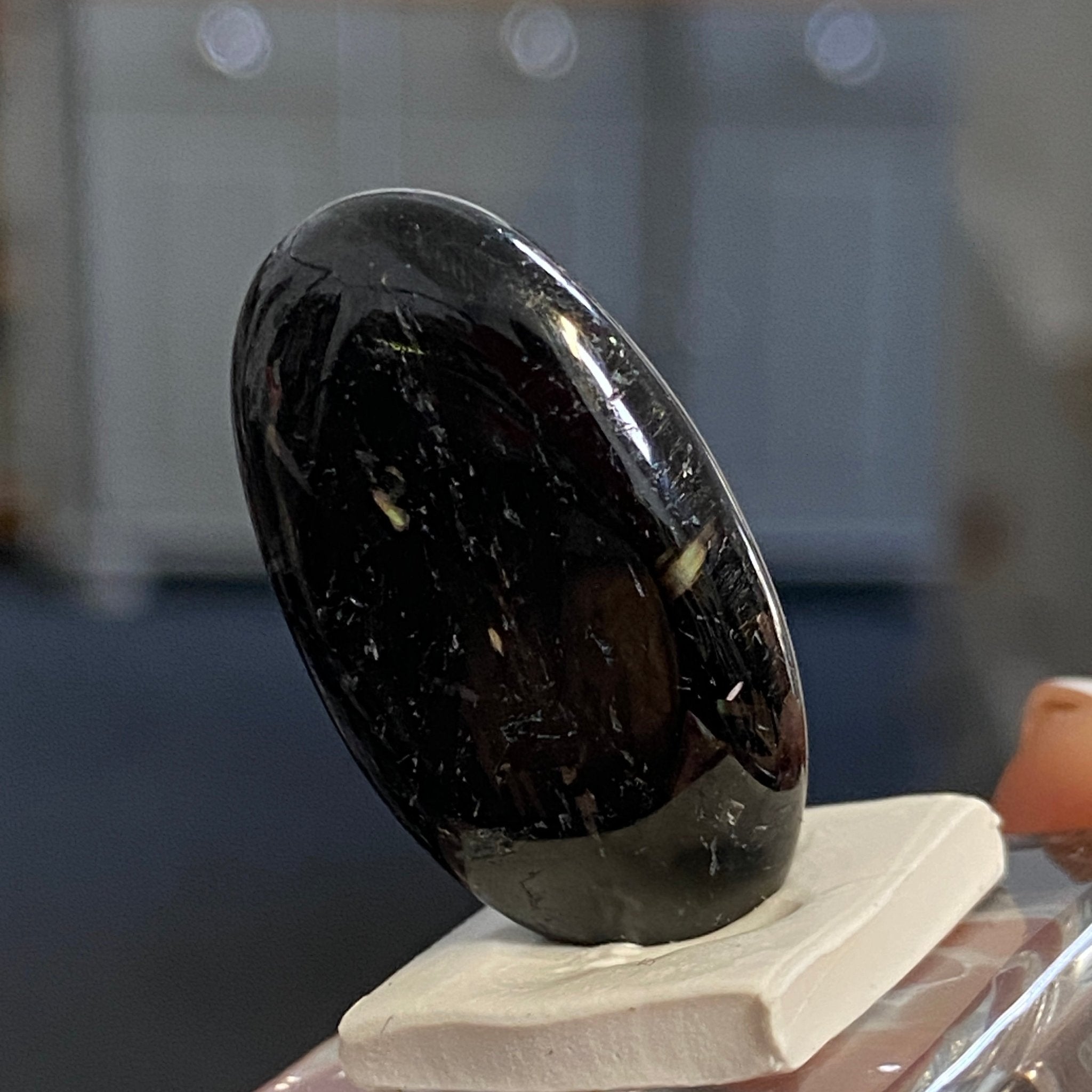 The Best Nuummite from Greenland - Tumbled Stone - AAA - Castle Rocks Cornwall