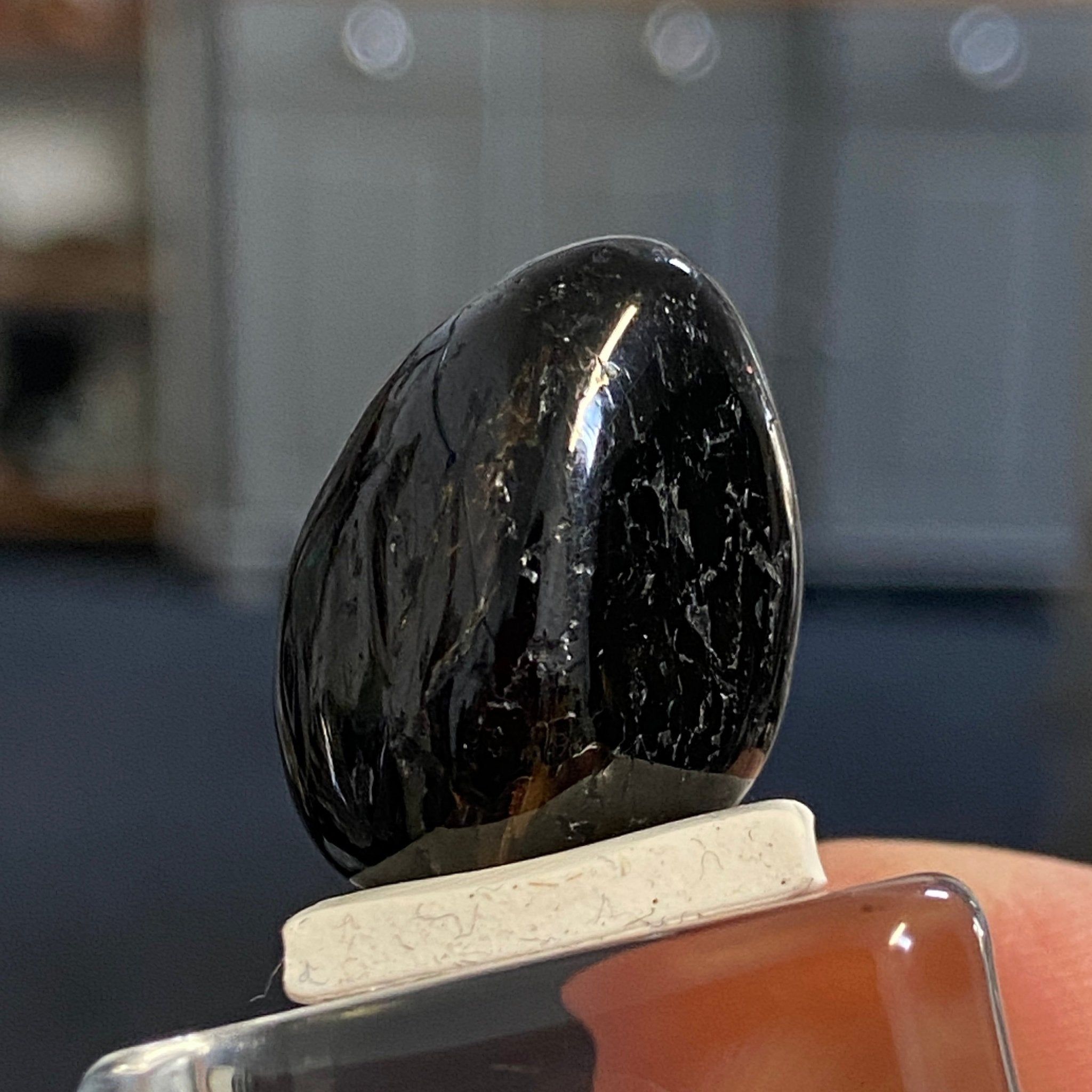 The Best Nuummite from Greenland - Tumbled Stone - AAA - Castle Rocks Cornwall