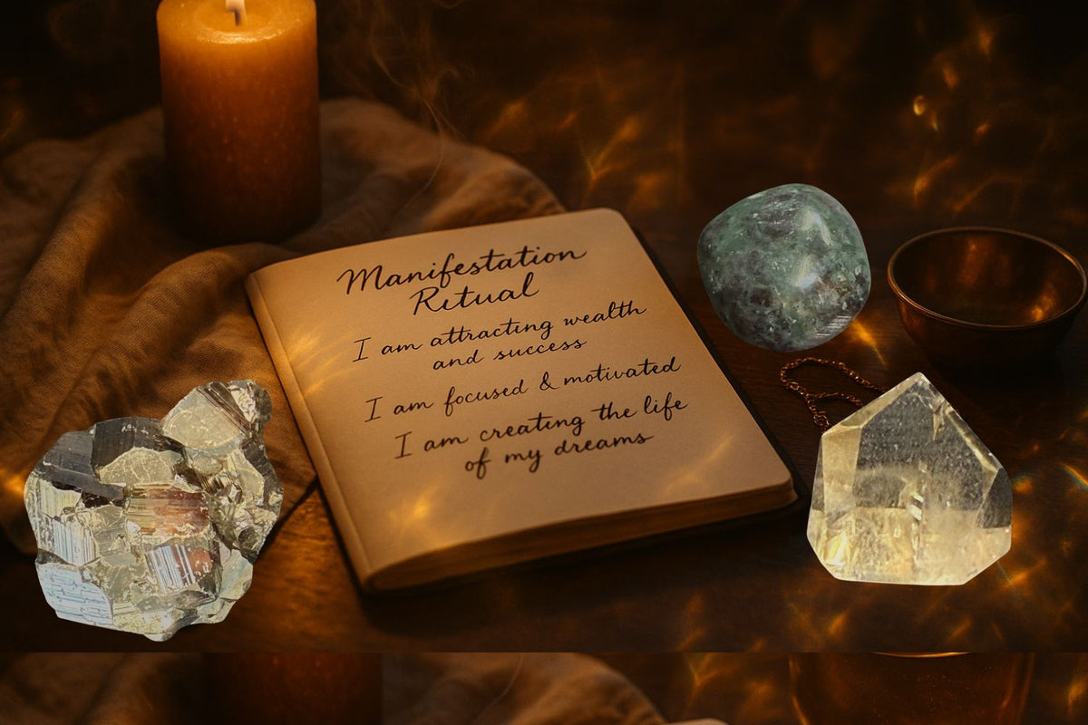 Manifesting Money: The Ultimate Crystal Trio for Abundance and Success - Castle Rocks Cornwall