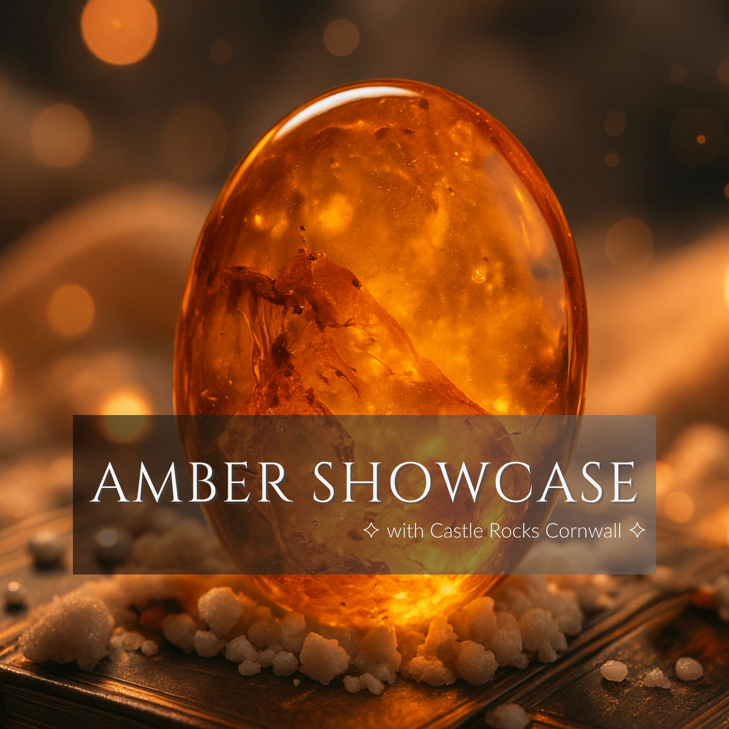 Amber Showcase - Castle Rocks Cornwall