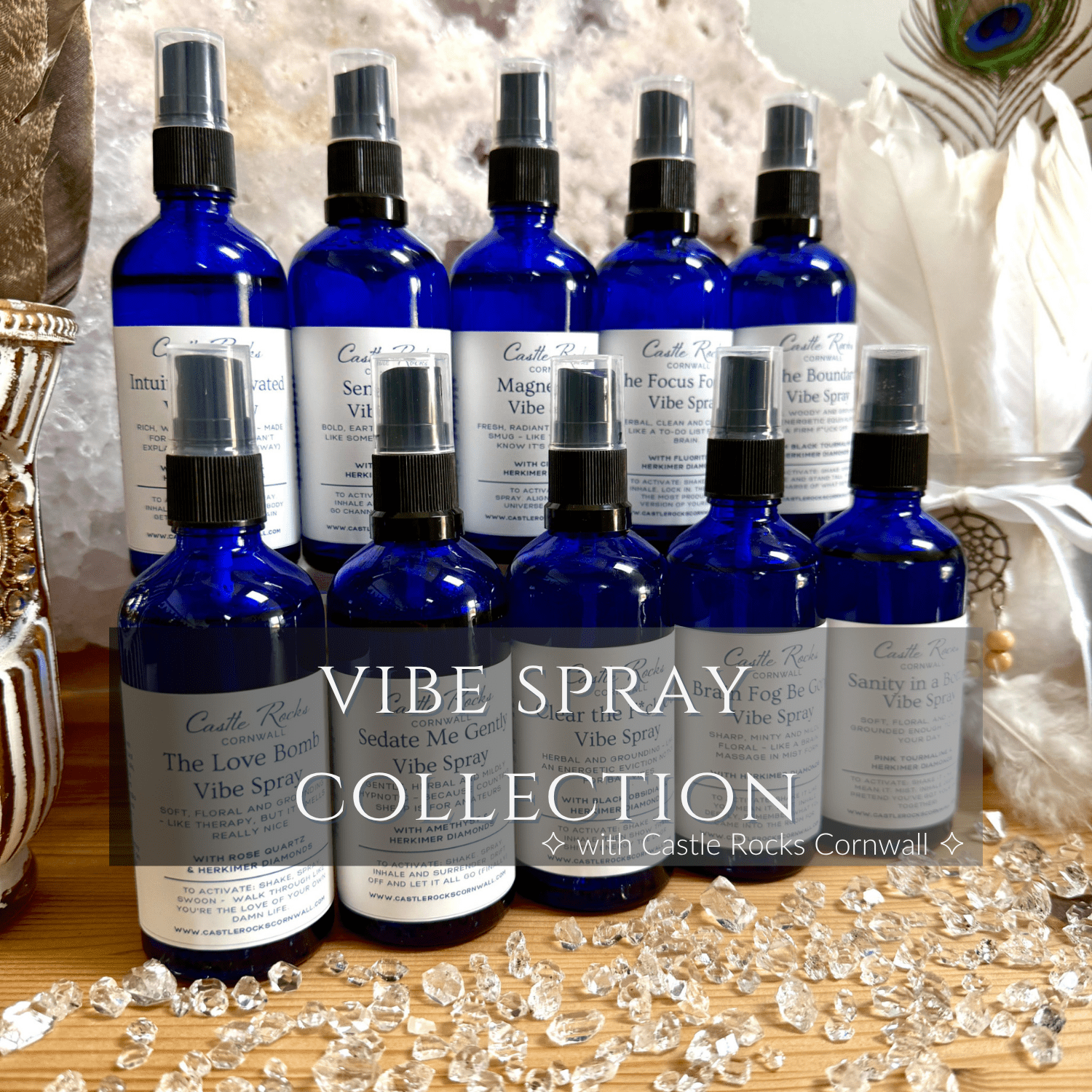 Vibe Spray Collection - Castle Rocks Cornwall