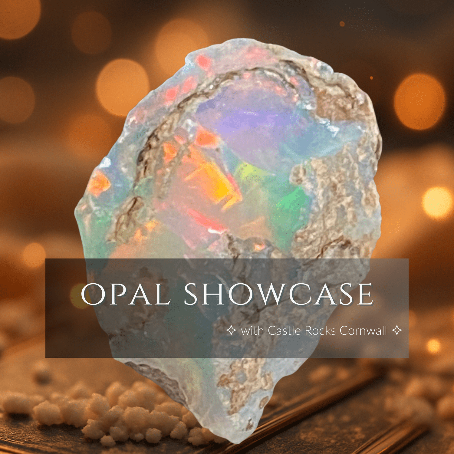 Opal Showcase - Castle Rocks Cornwall