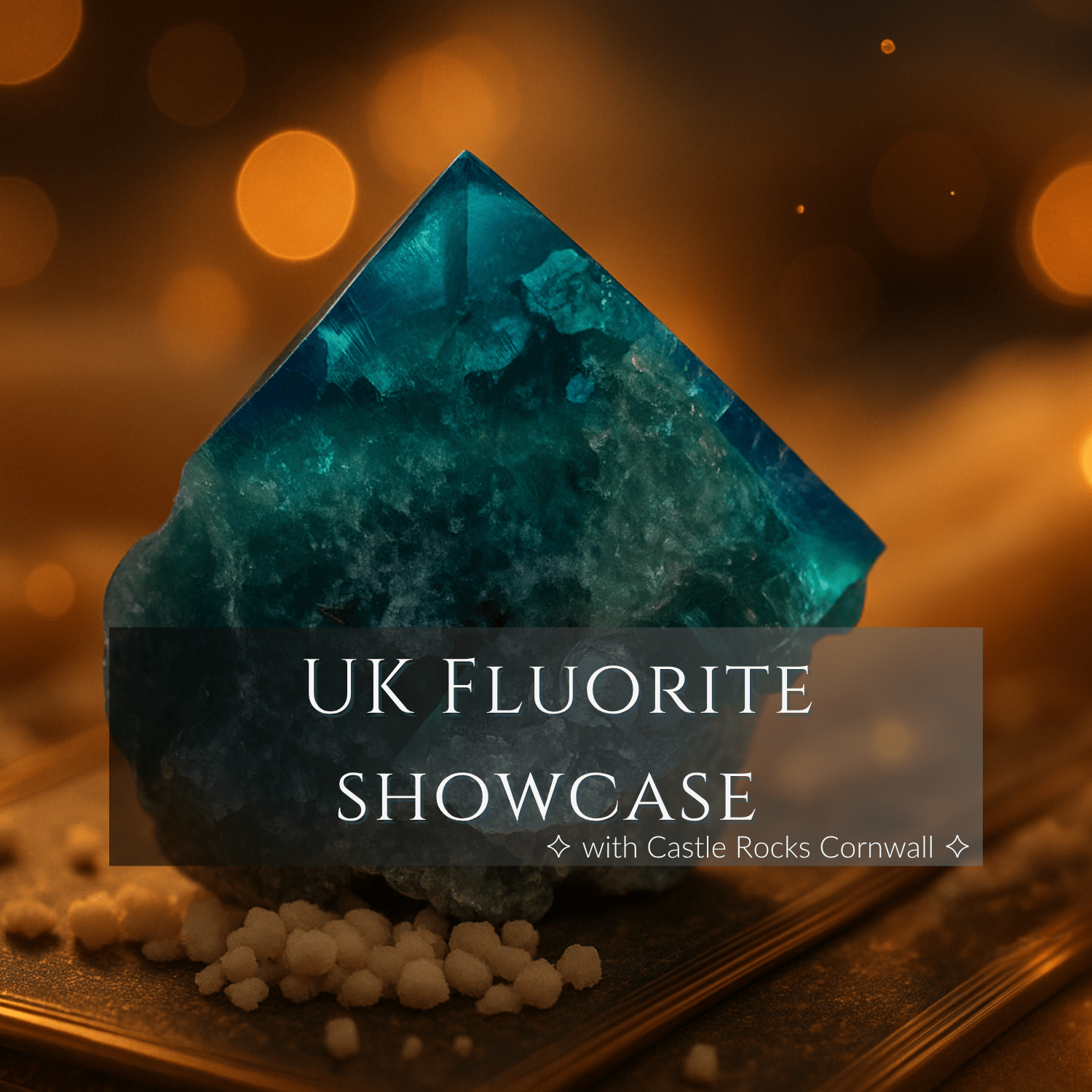 UK Fluorite Showcase - Castle Rocks Cornwall