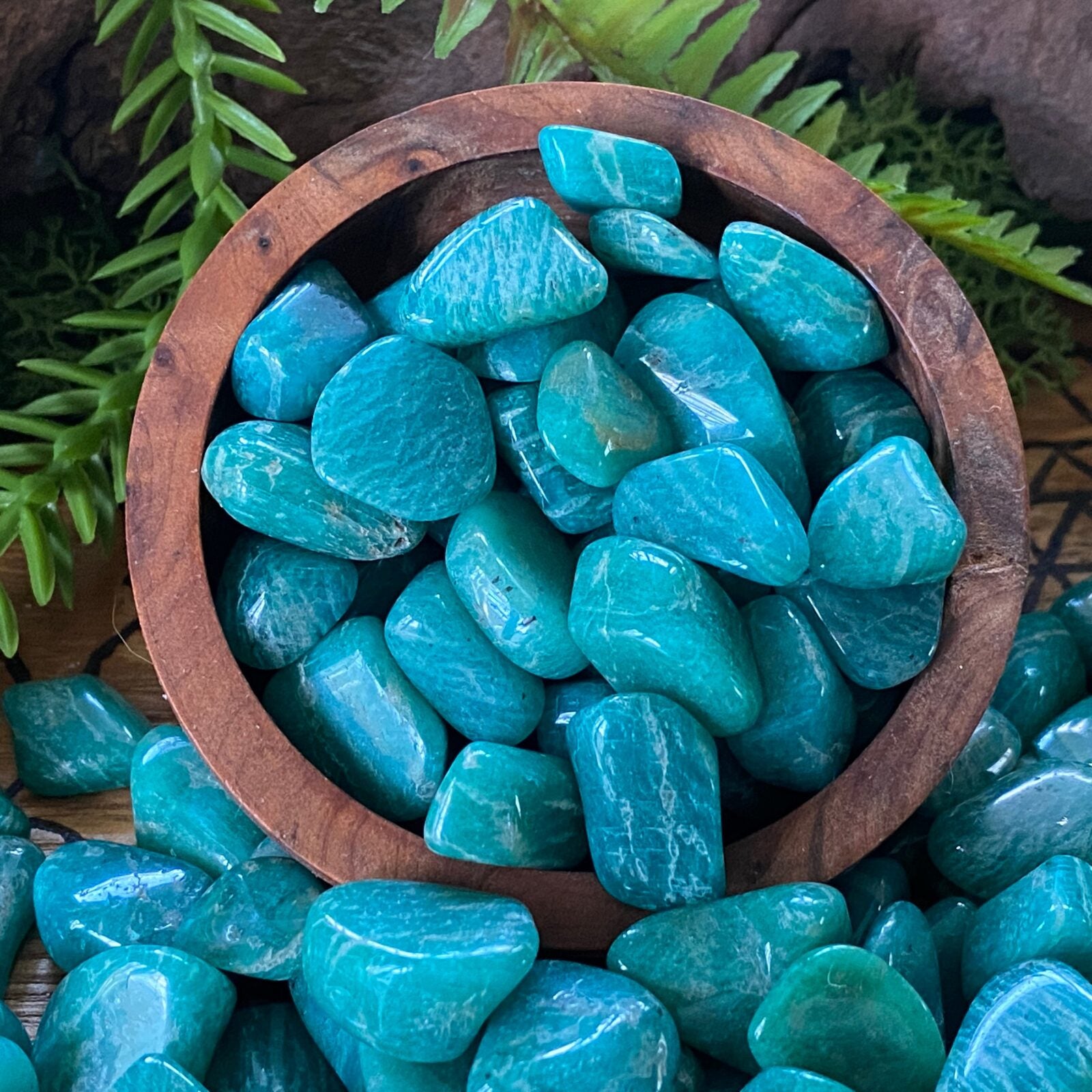 Russian Amazonite Tumbled Stones x 2