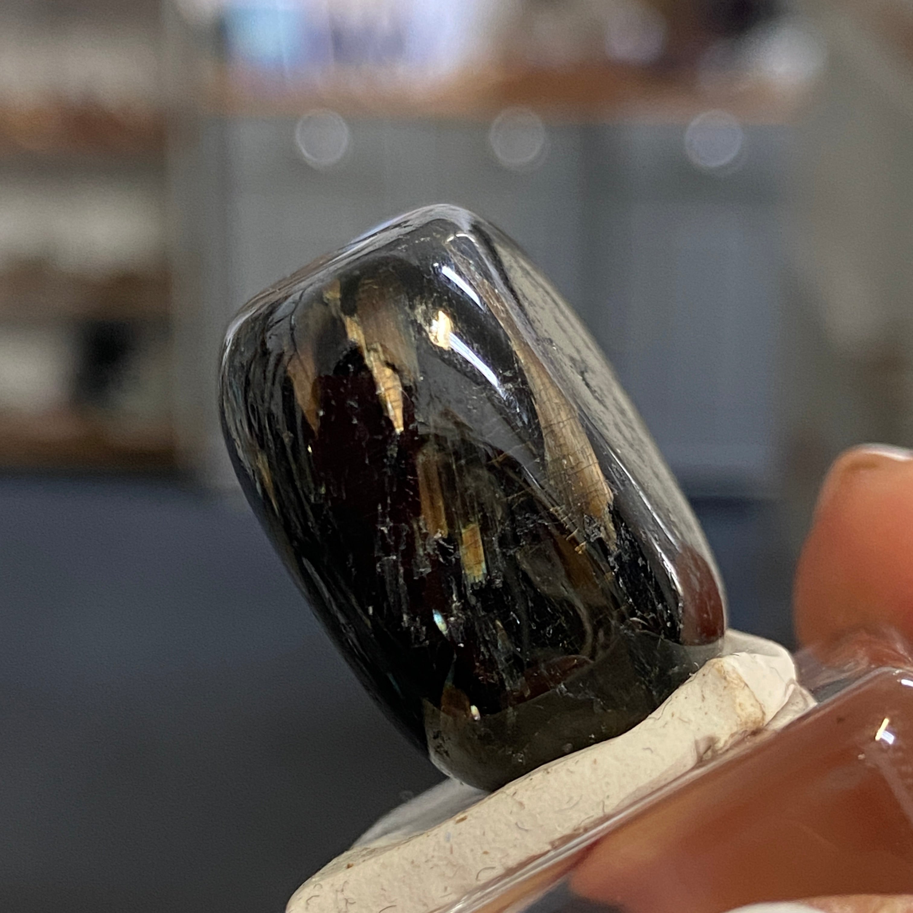 The Best Nuummite from Greenland - Tumbled Stone - AAA