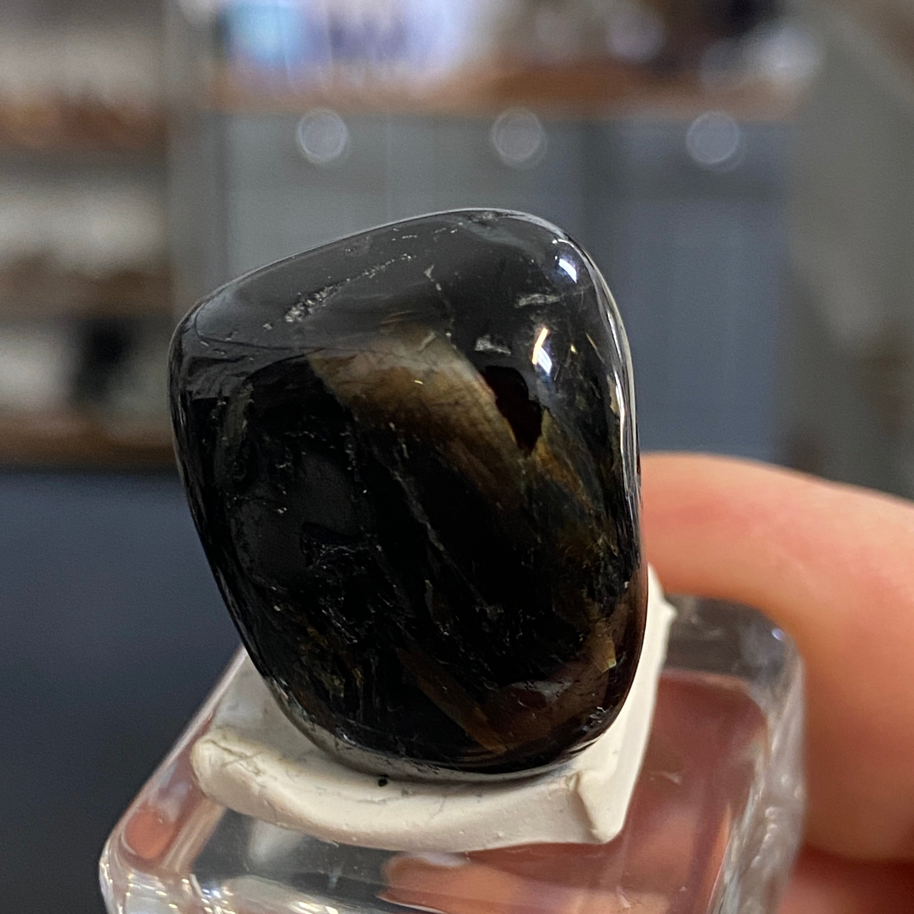The Best Nuummite from Greenland - Tumbled Stone - AAA