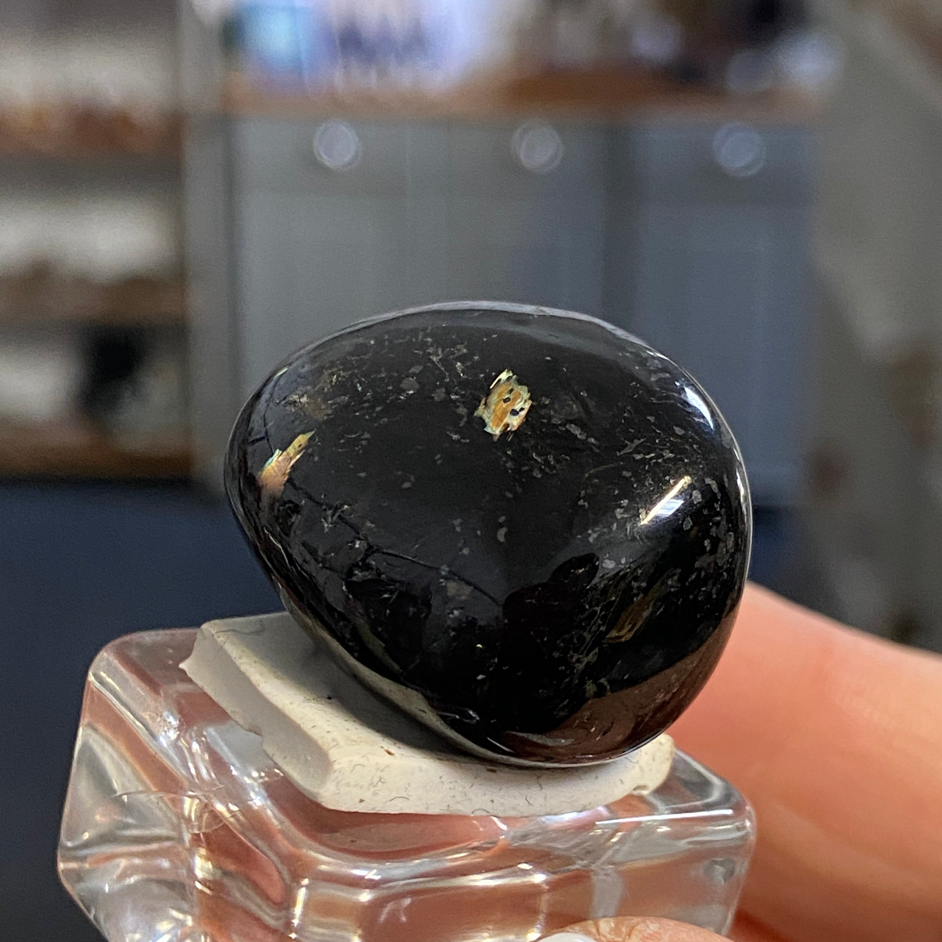 The Best Nuummite from Greenland - Tumbled Stone - AAA