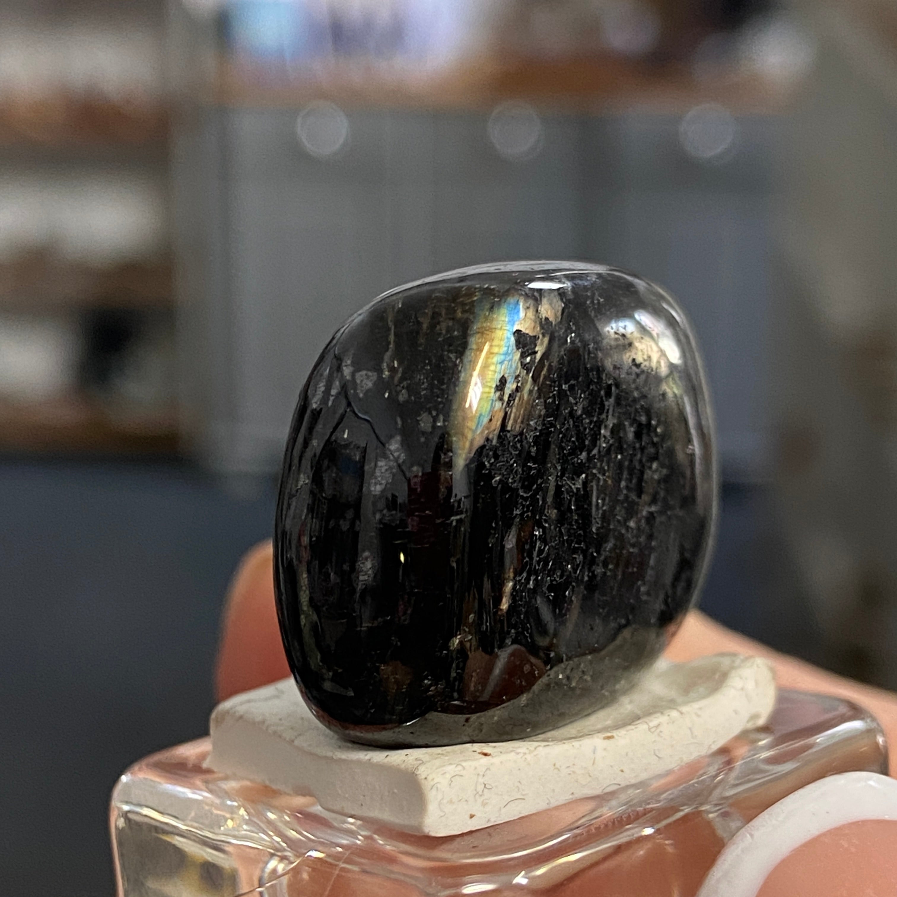 The Best Nuummite from Greenland - Tumbled Stone - AAA