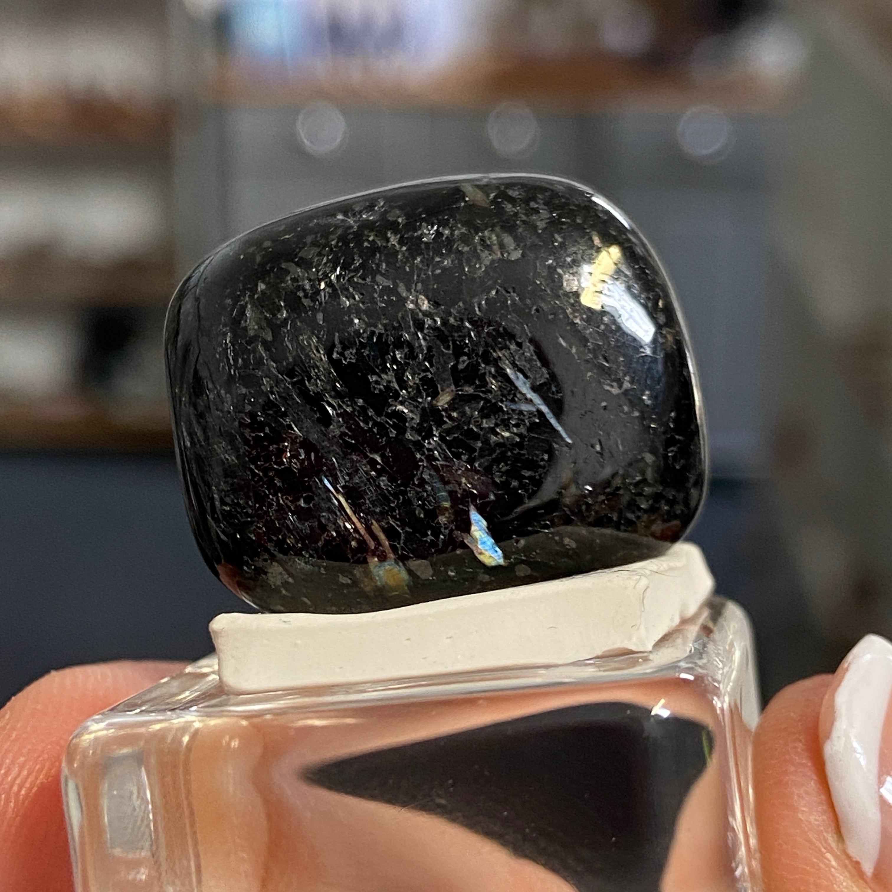 The Best Nuummite from Greenland - Tumbled Stone - AAA