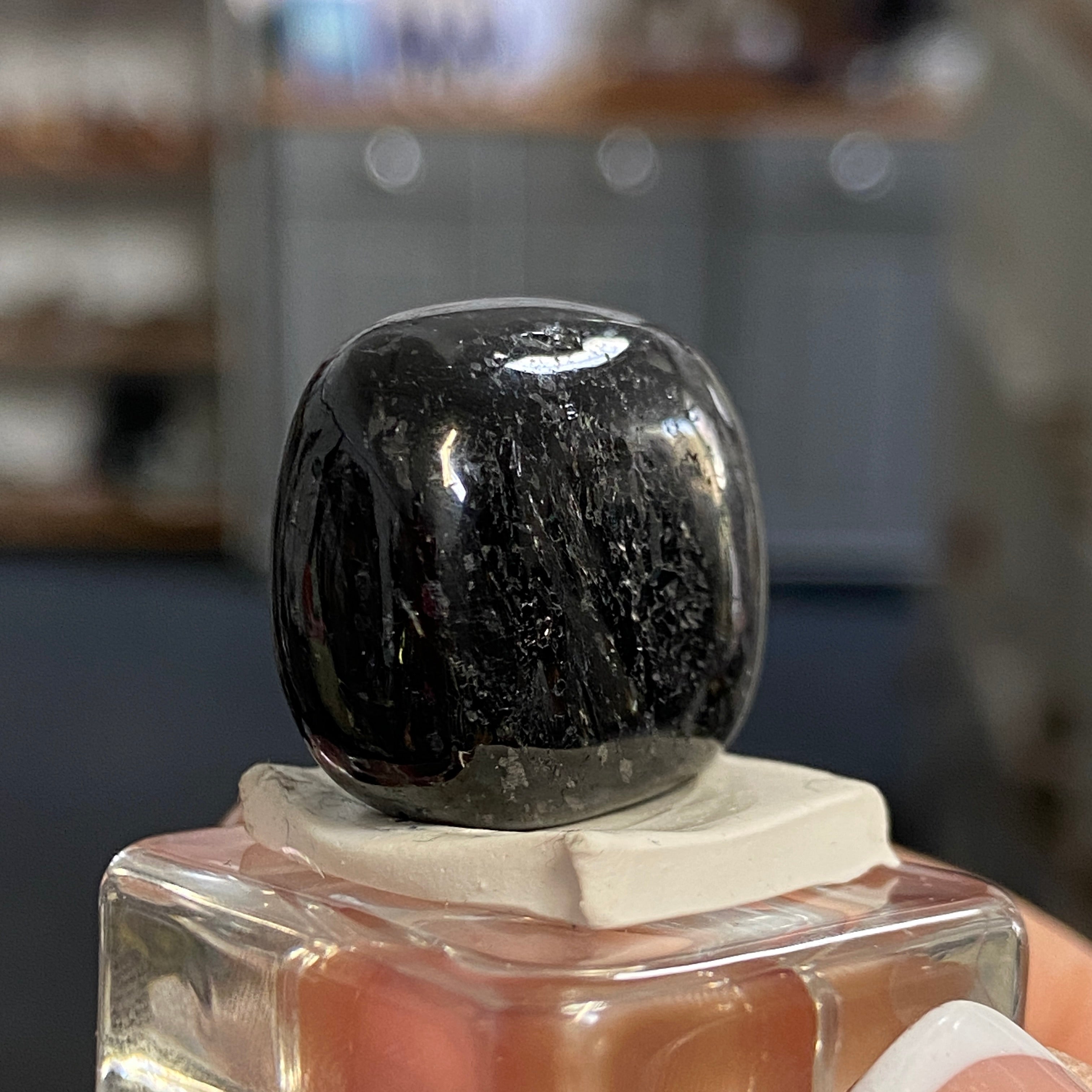 The Best Nuummite from Greenland - Tumbled Stone - AAA