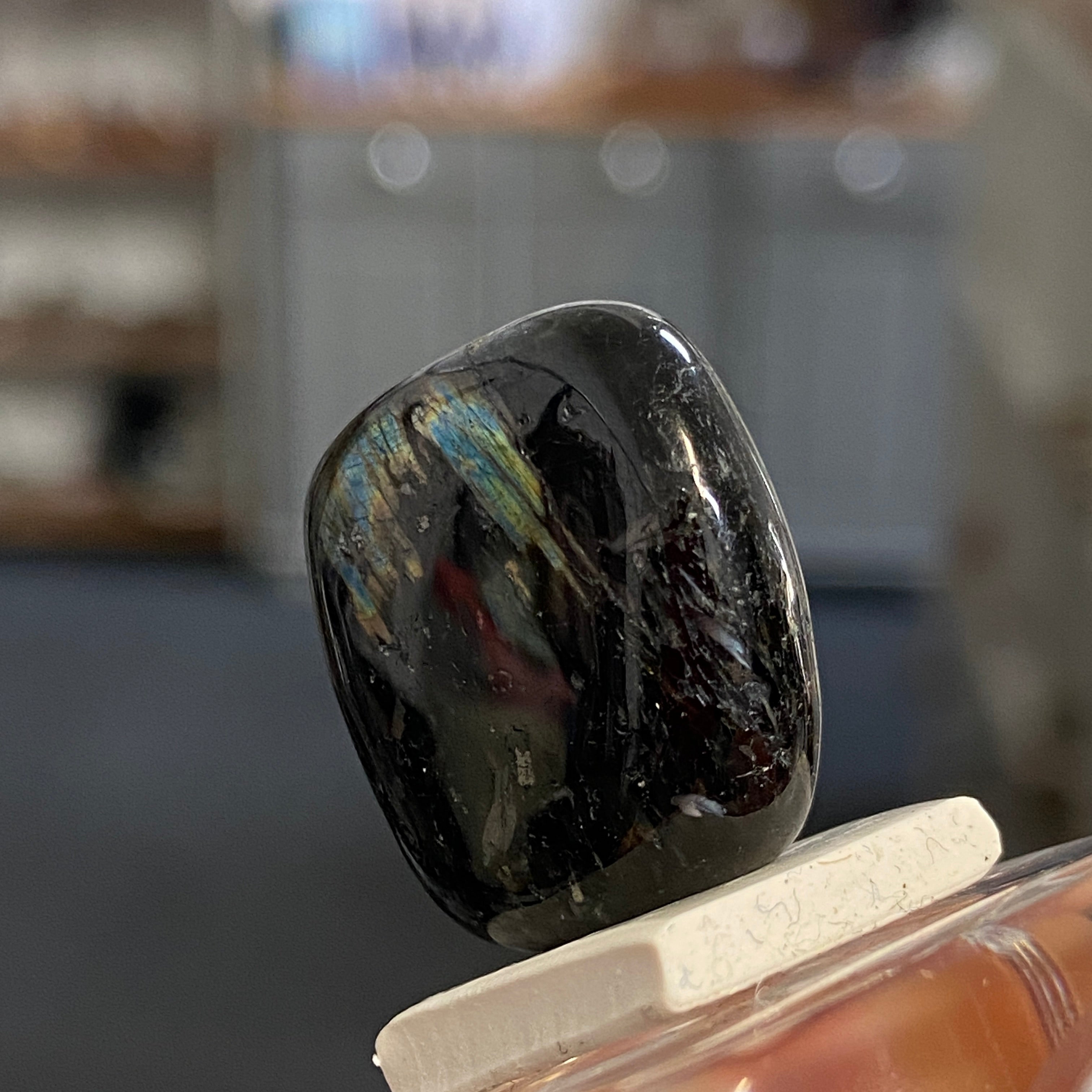 The Best Nuummite from Greenland - Tumbled Stone - AAA