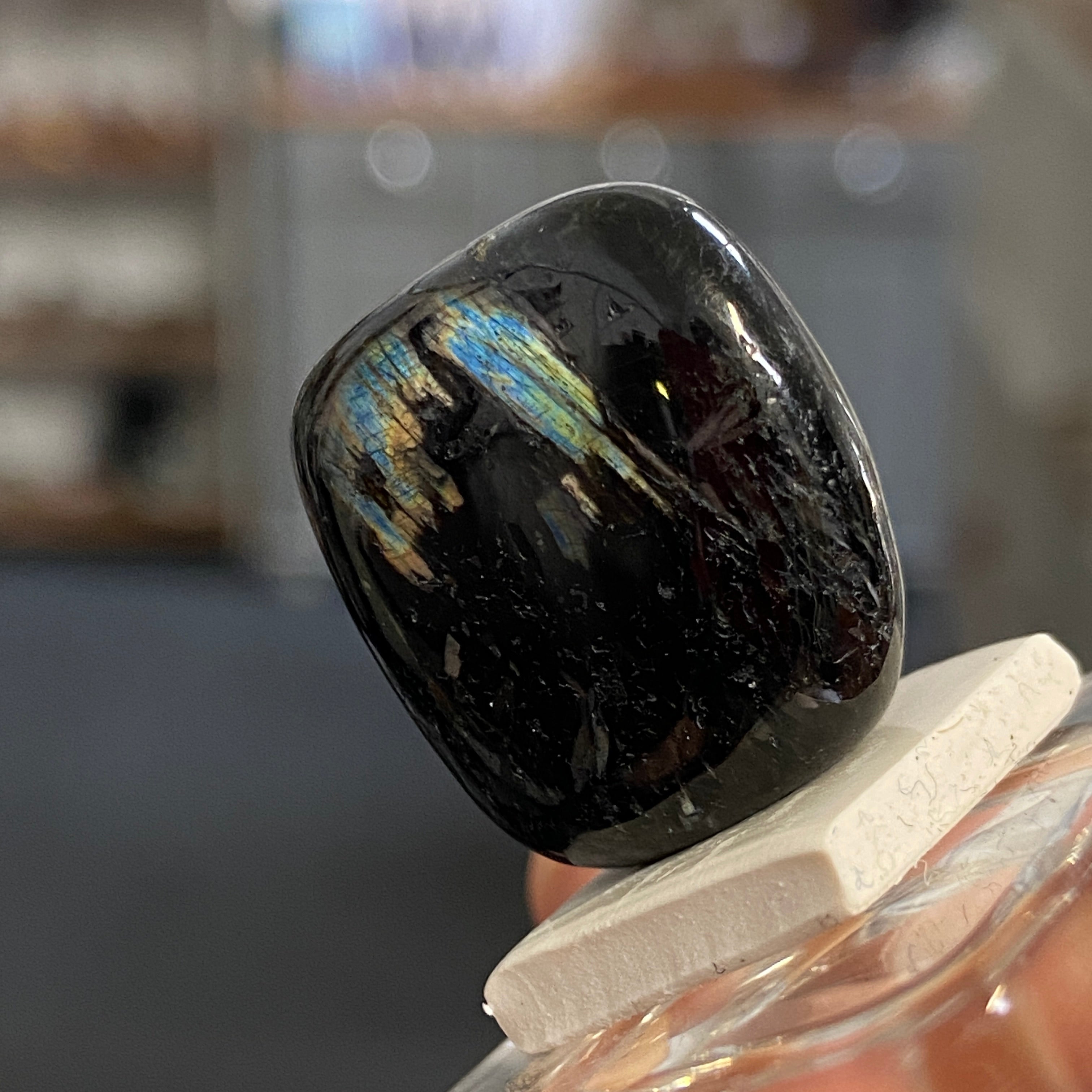 The Best Nuummite from Greenland - Tumbled Stone - AAA