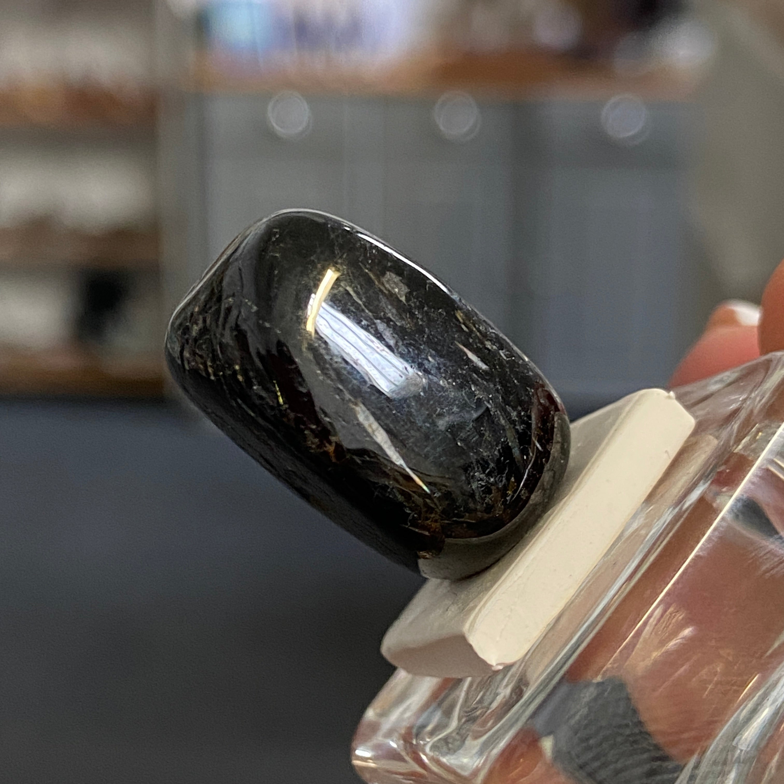 The Best Nuummite from Greenland - Tumbled Stone - AAA