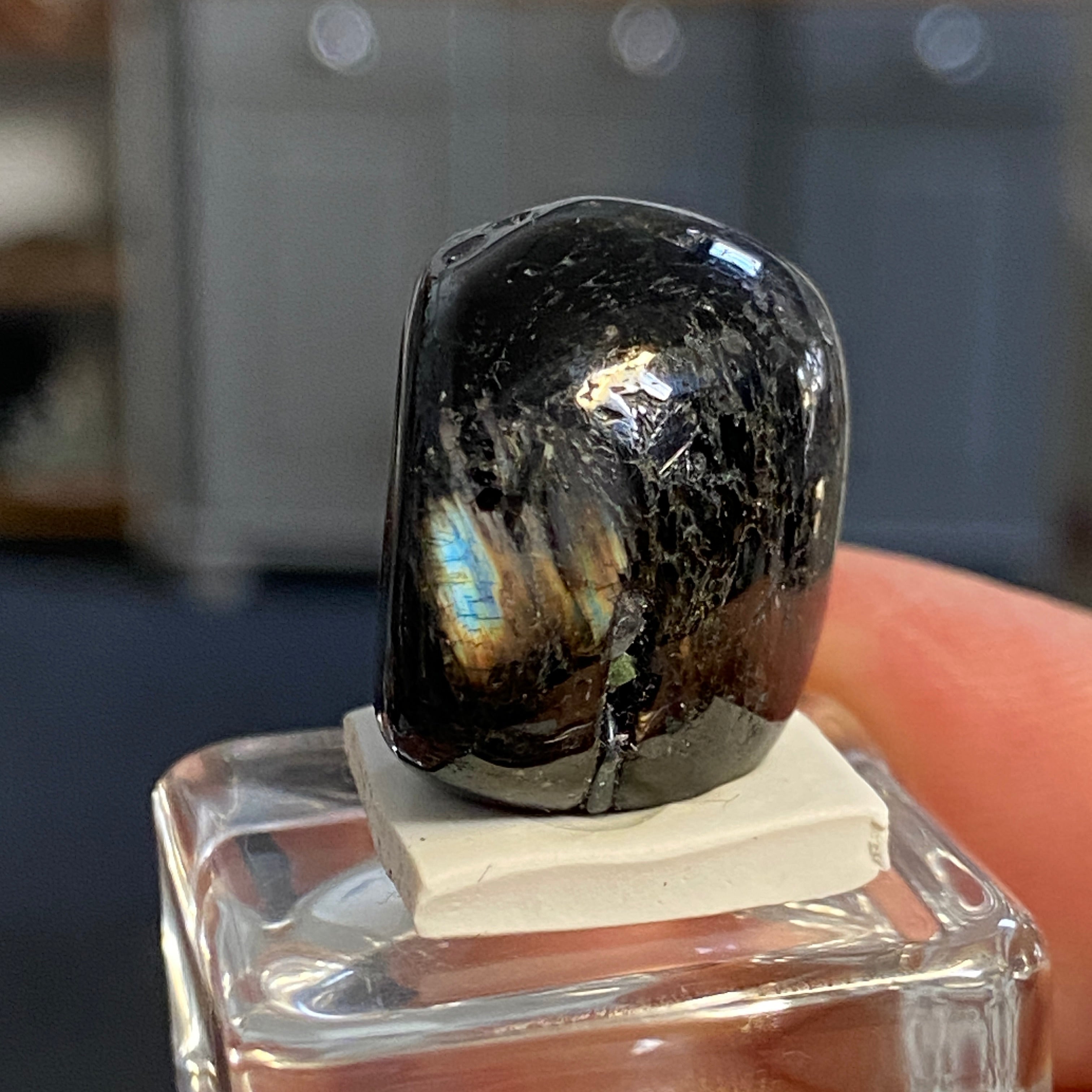 The Best Nuummite from Greenland - Tumbled Stone - AAA