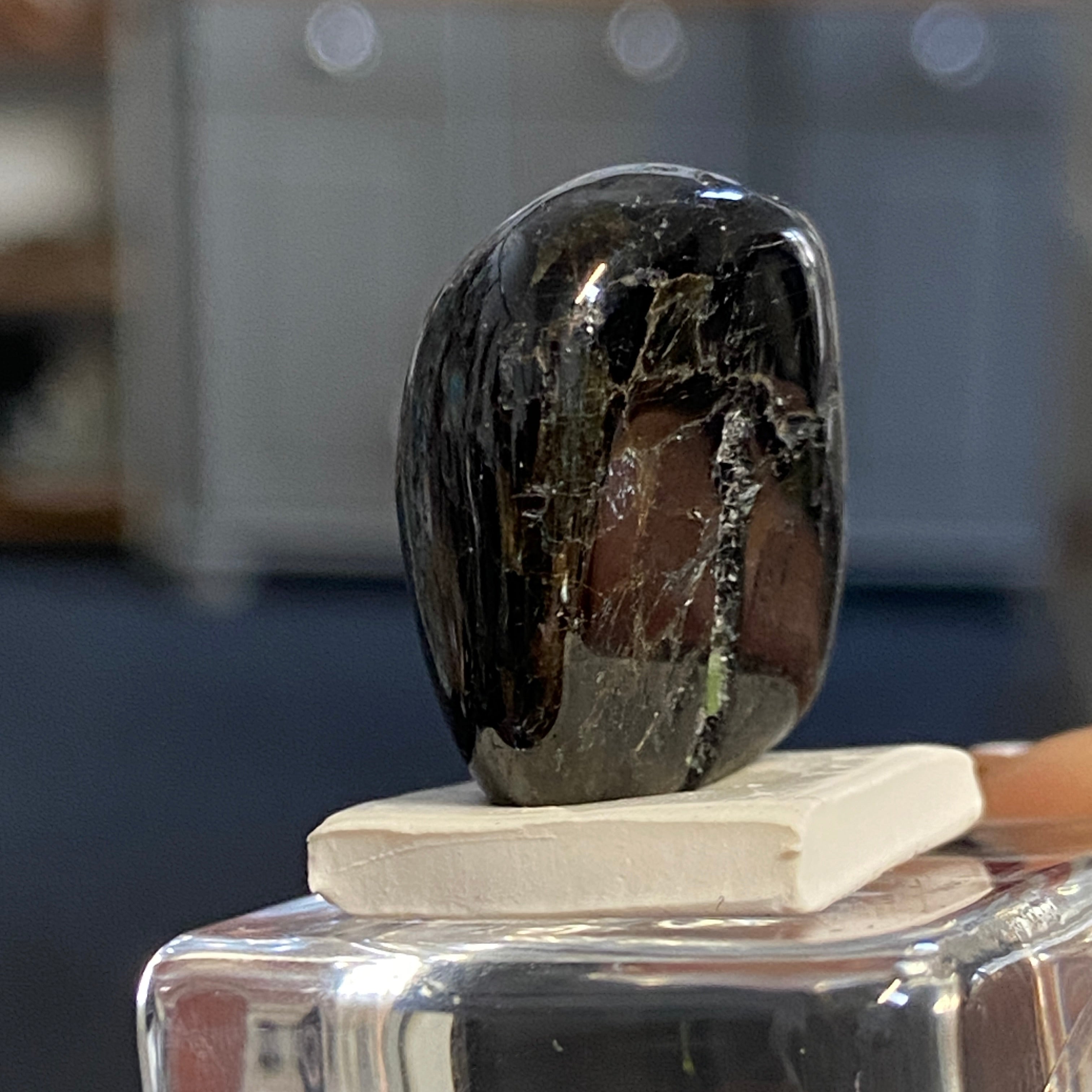 The Best Nuummite from Greenland - Tumbled Stone - AAA