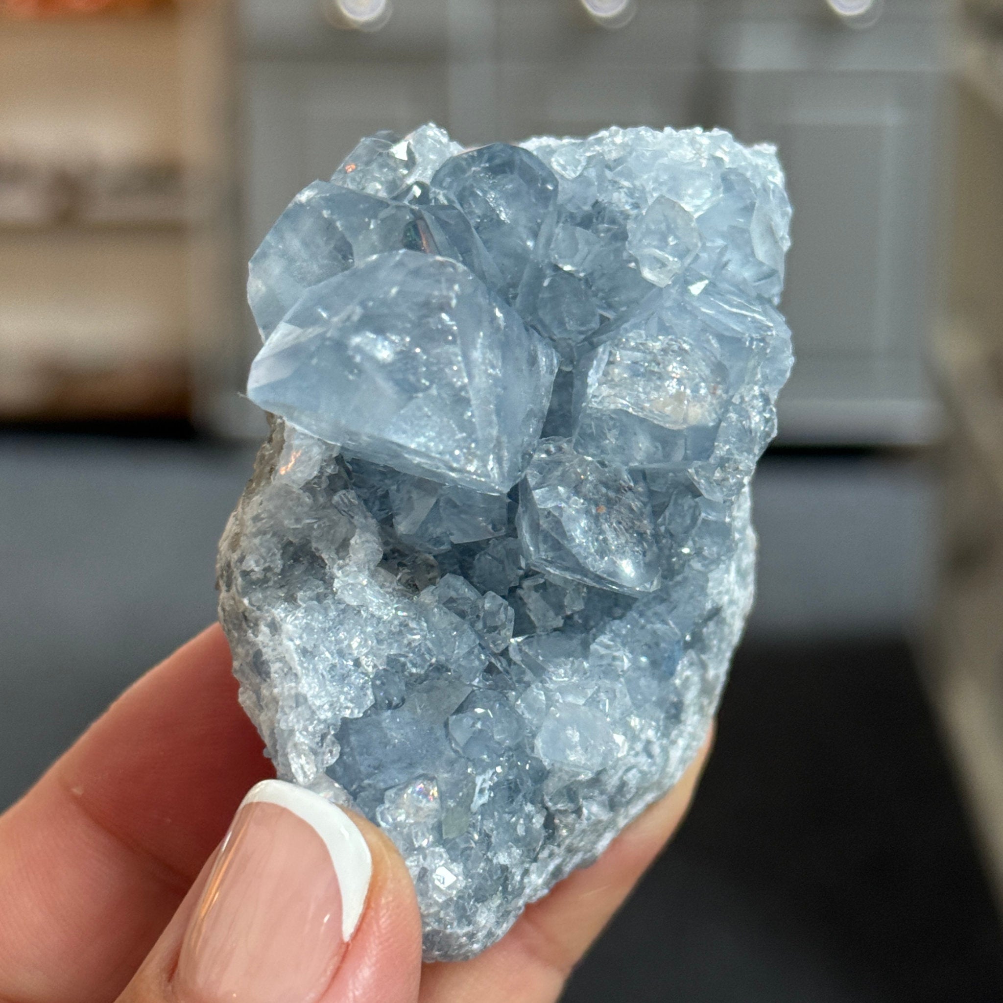 💙 Celestite Cluster – Madagascar