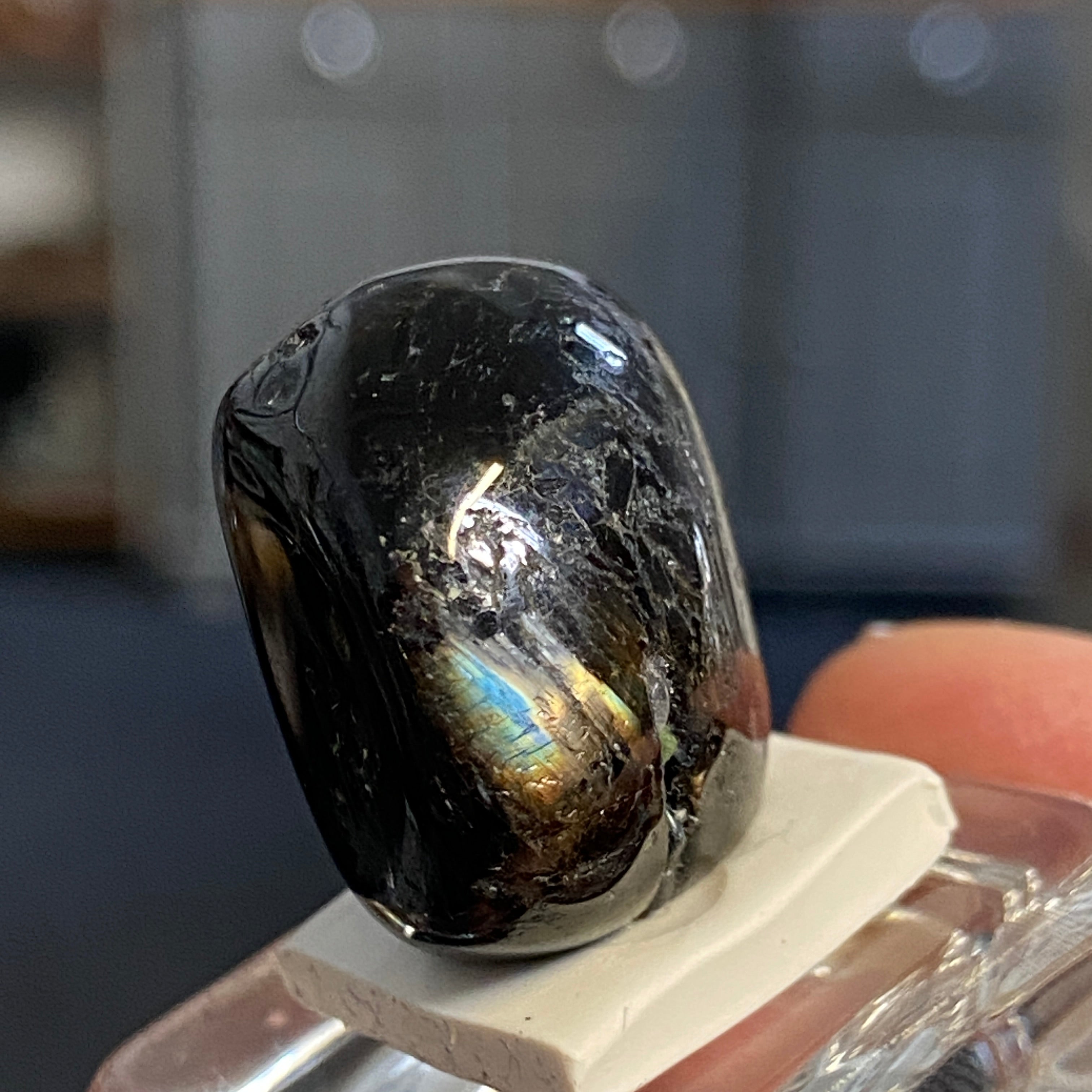 The Best Nuummite from Greenland - Tumbled Stone - AAA