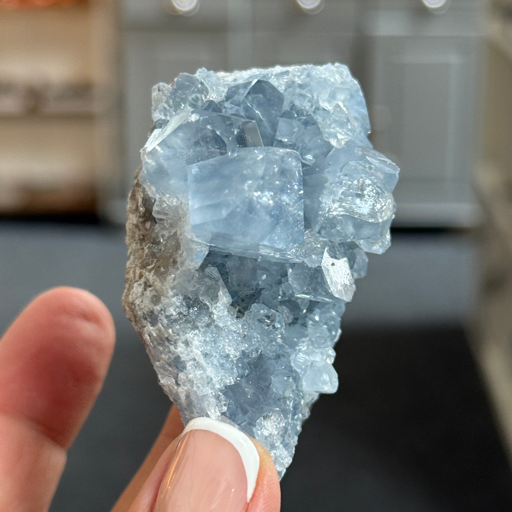 💙 Celestite Cluster – Madagascar