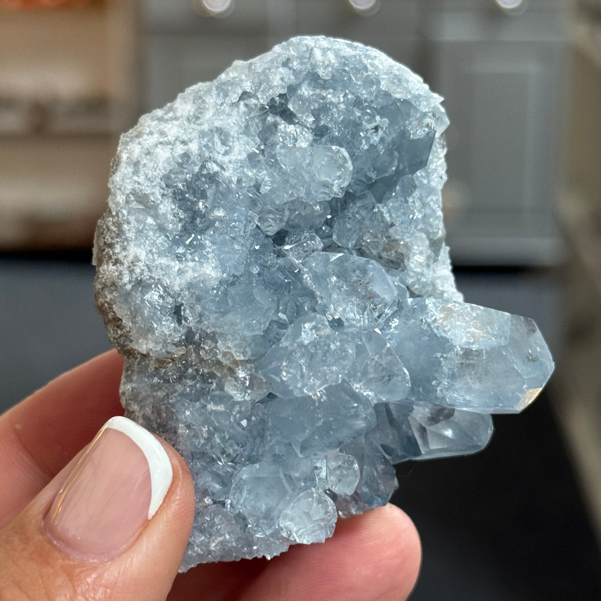 💙 Celestite Cluster – Madagascar