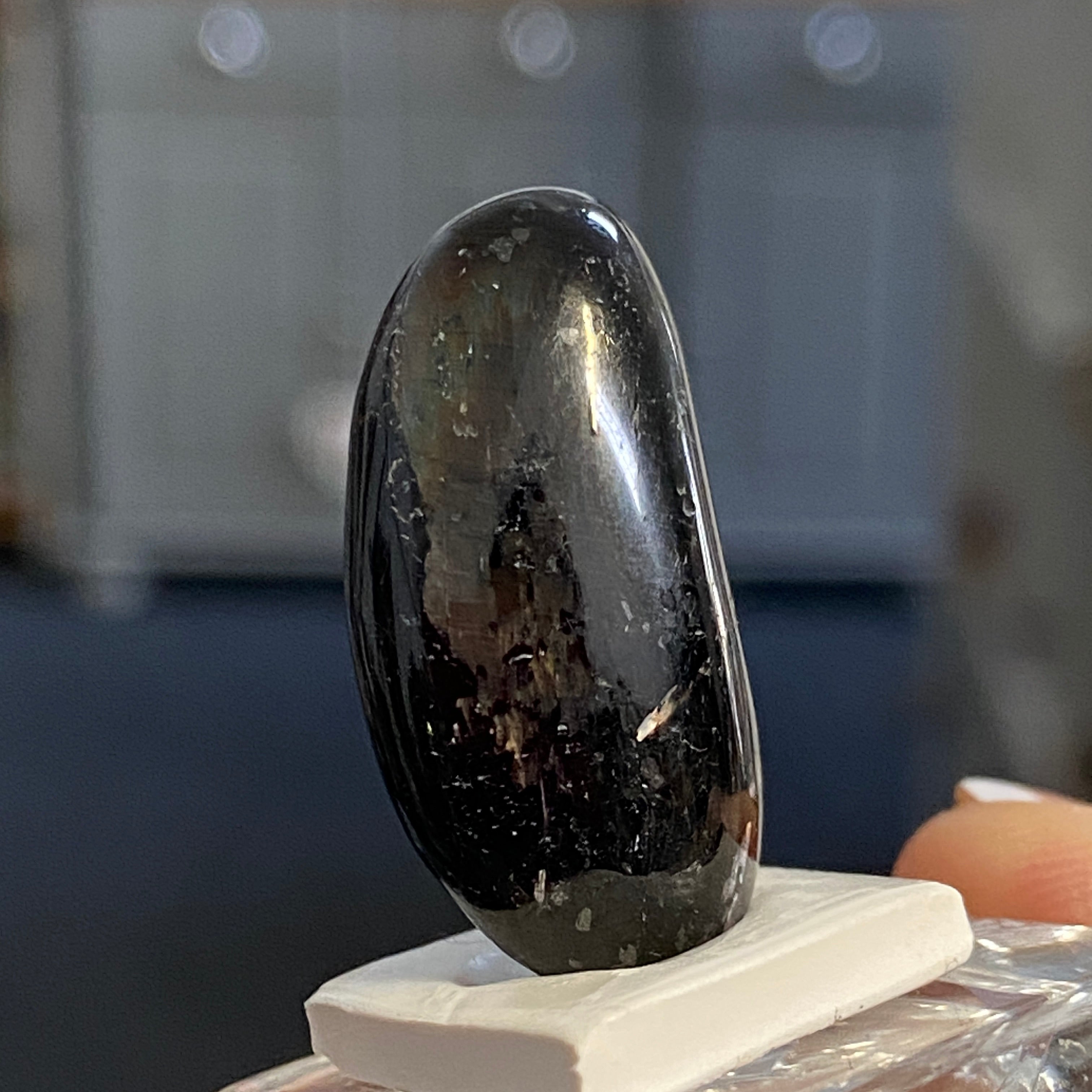 The Best Nuummite from Greenland - Tumbled Stone - AAA