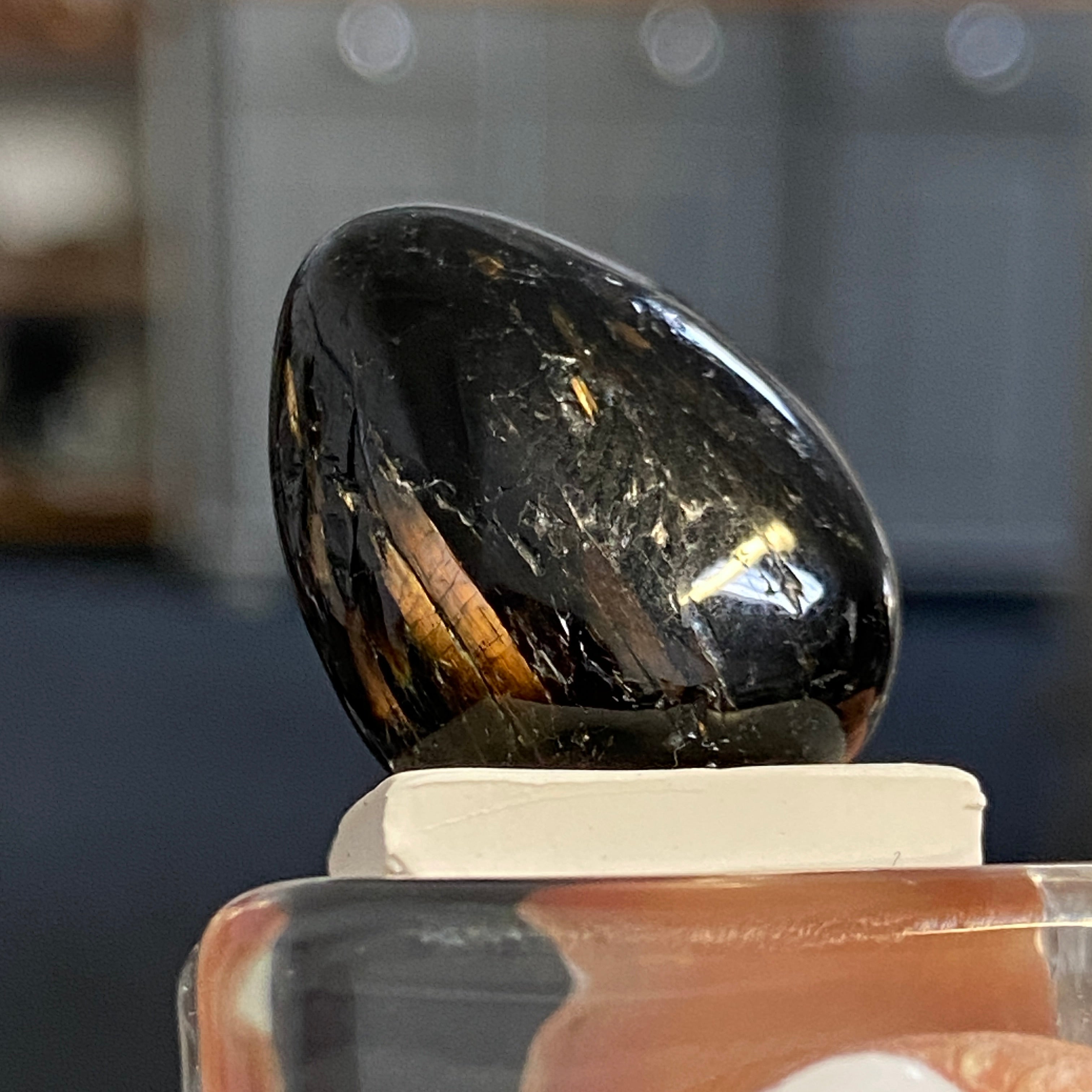 The Best Nuummite from Greenland - Tumbled Stone - AAA