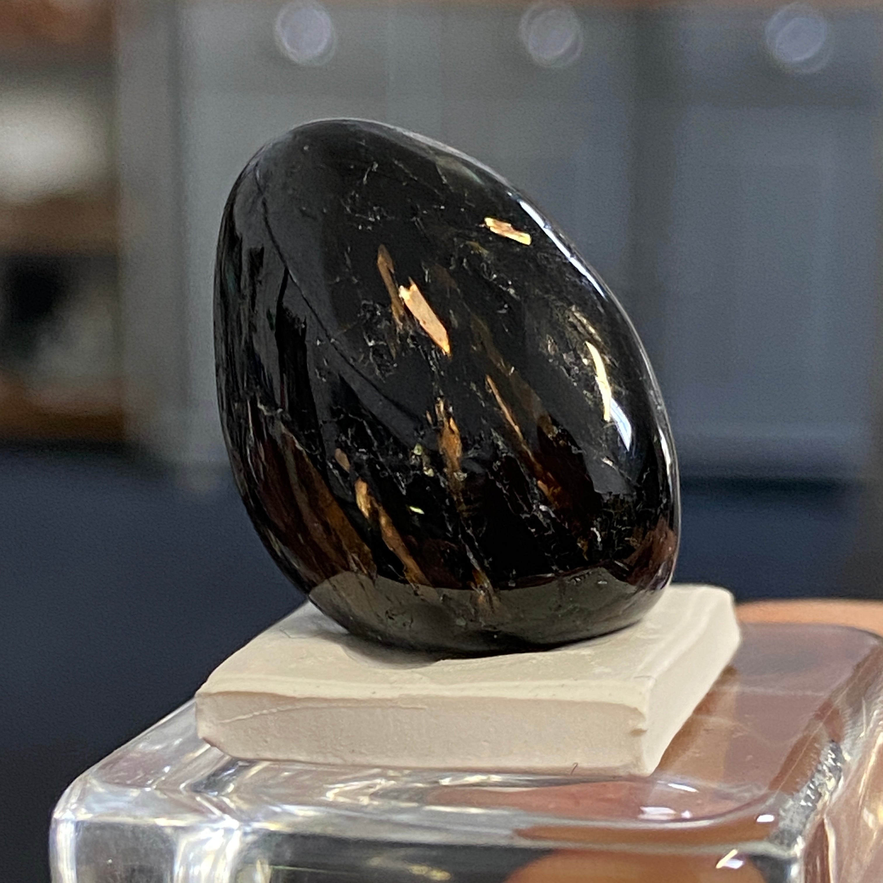 The Best Nuummite from Greenland - Tumbled Stone - AAA