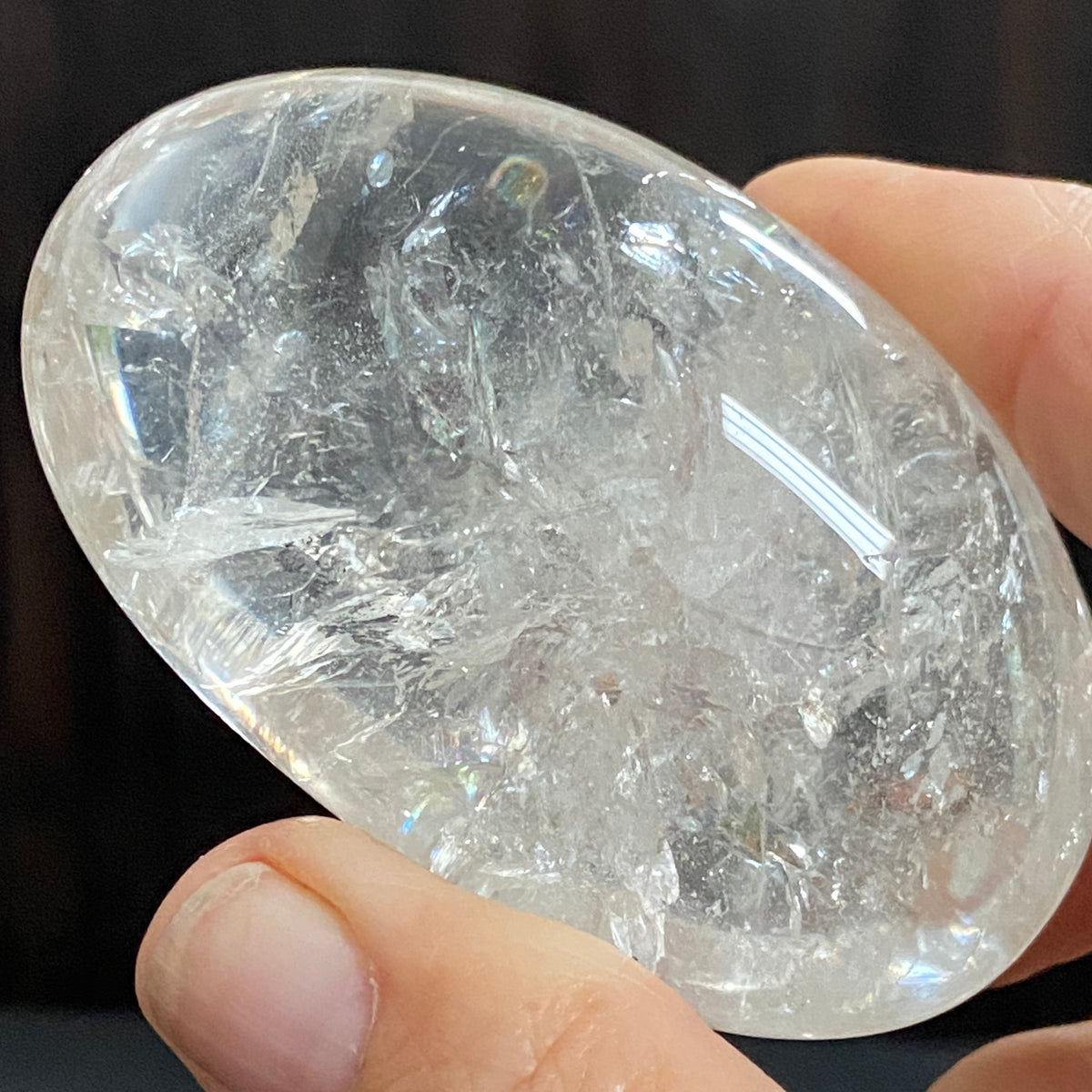 Lemurian Quartz Palmstone – Diamantina Region, Brazil