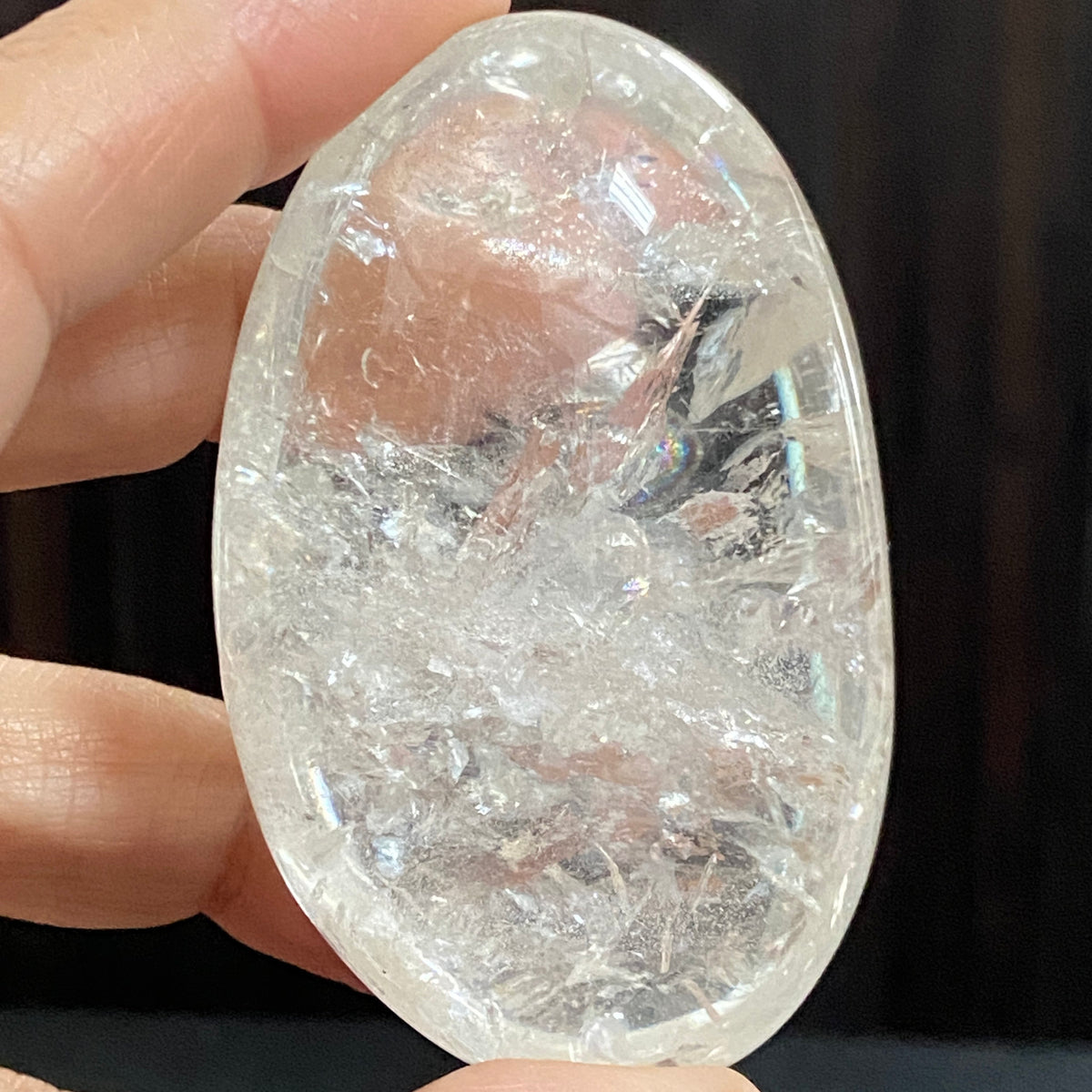 Lemurian Quartz Palmstone – Diamantina Region, Brazil