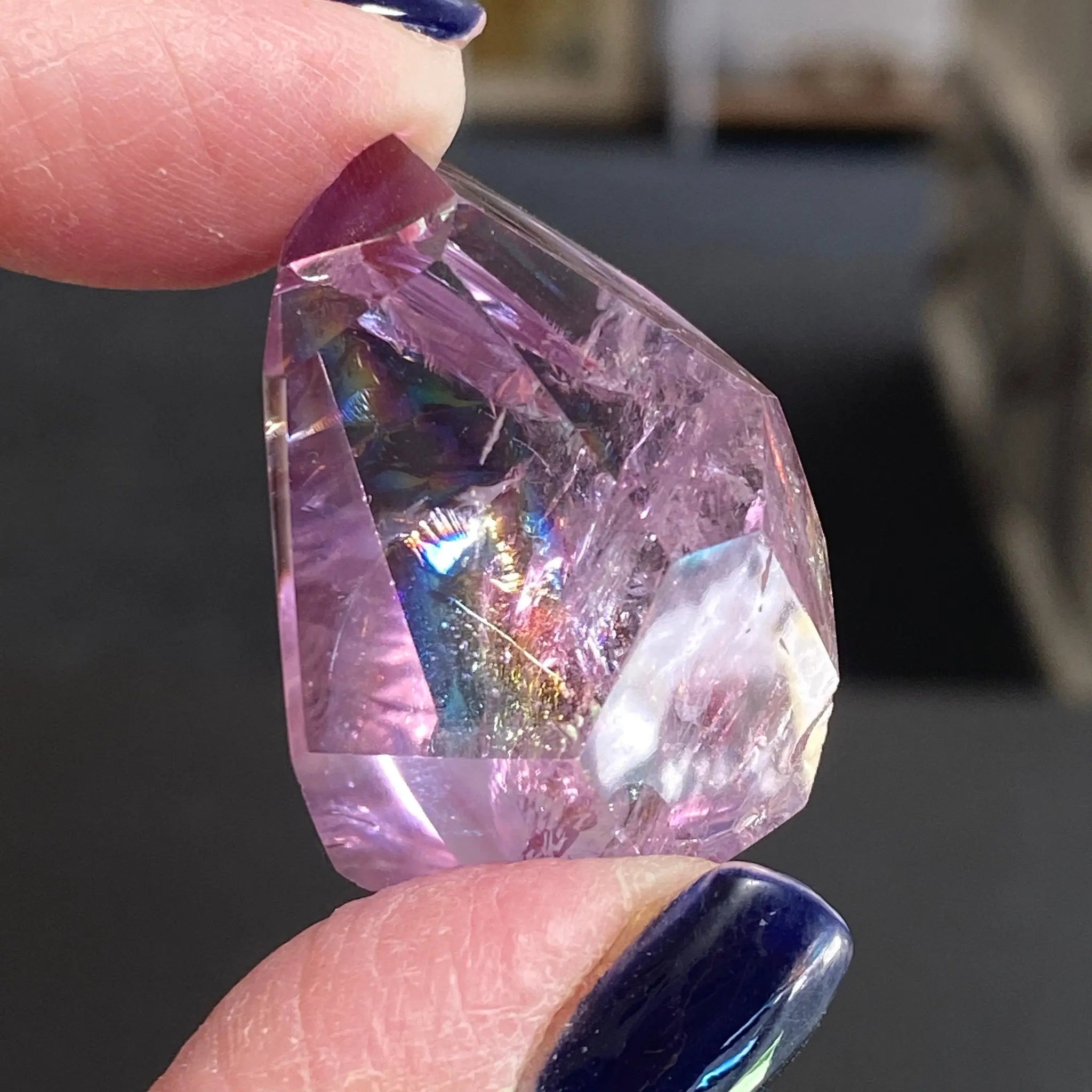 Amethyst Rainbow Freeform Castle Rocks Cornwall