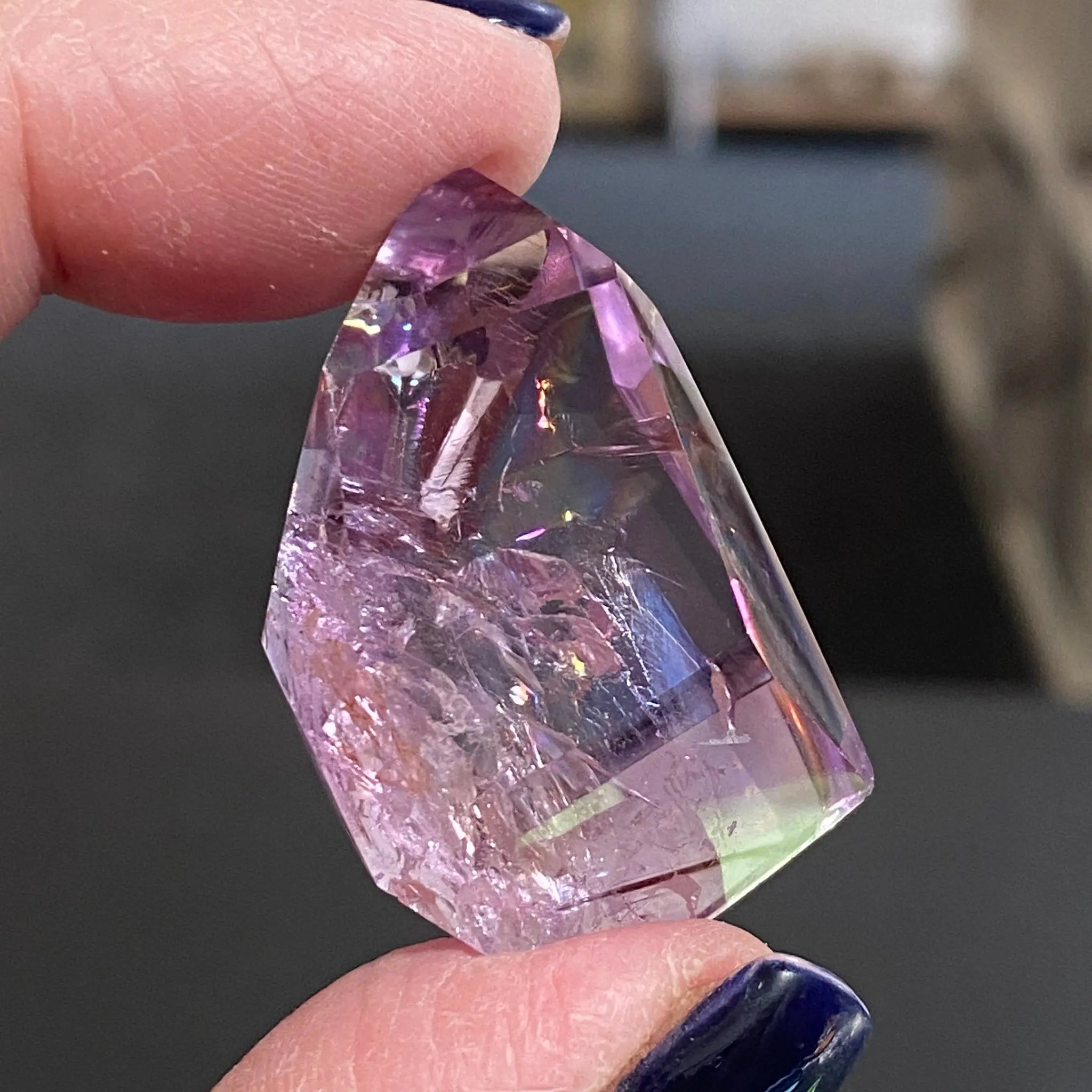 Amethyst Rainbow Freeform Castle Rocks Cornwall