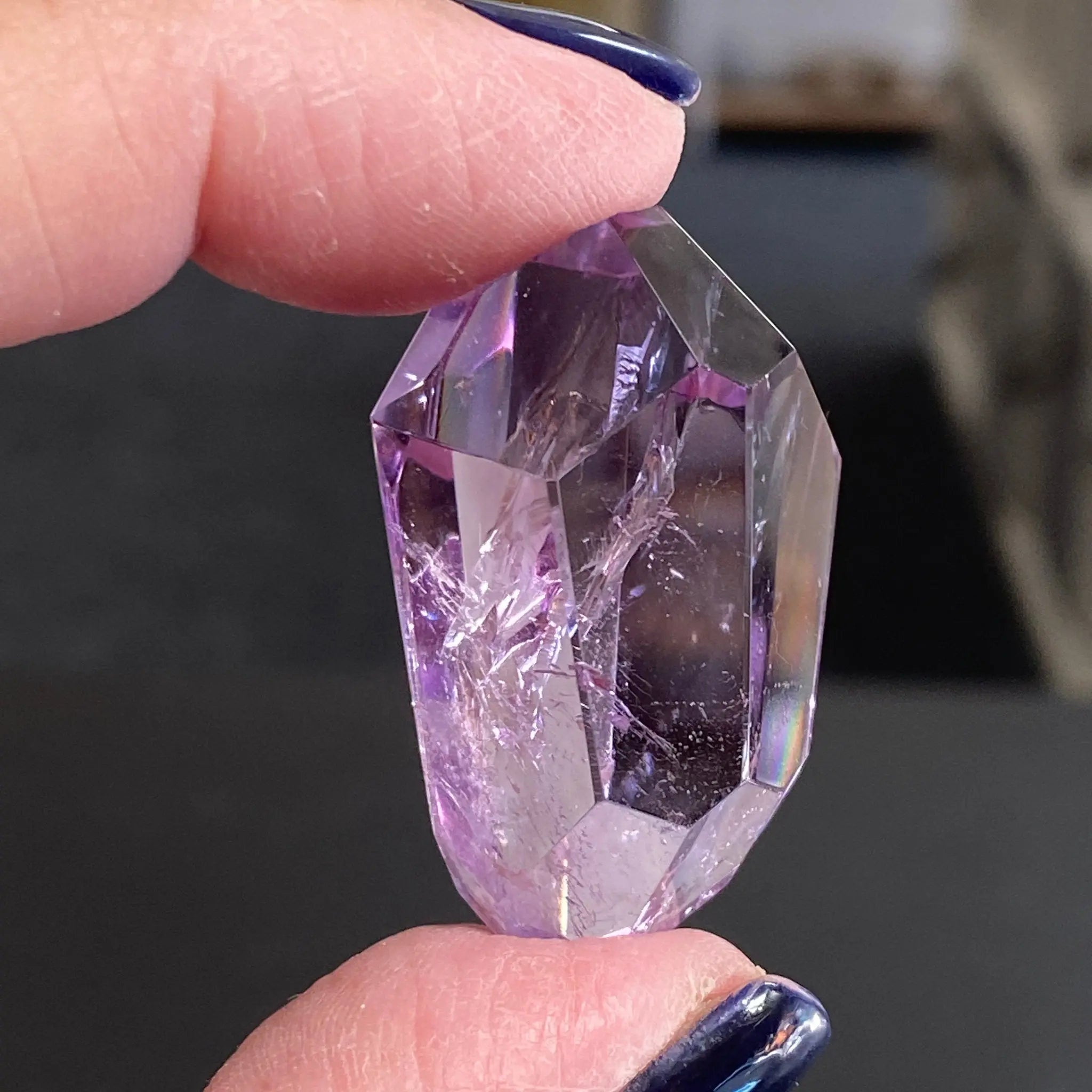 Amethyst Rainbow Freeform Castle Rocks Cornwall