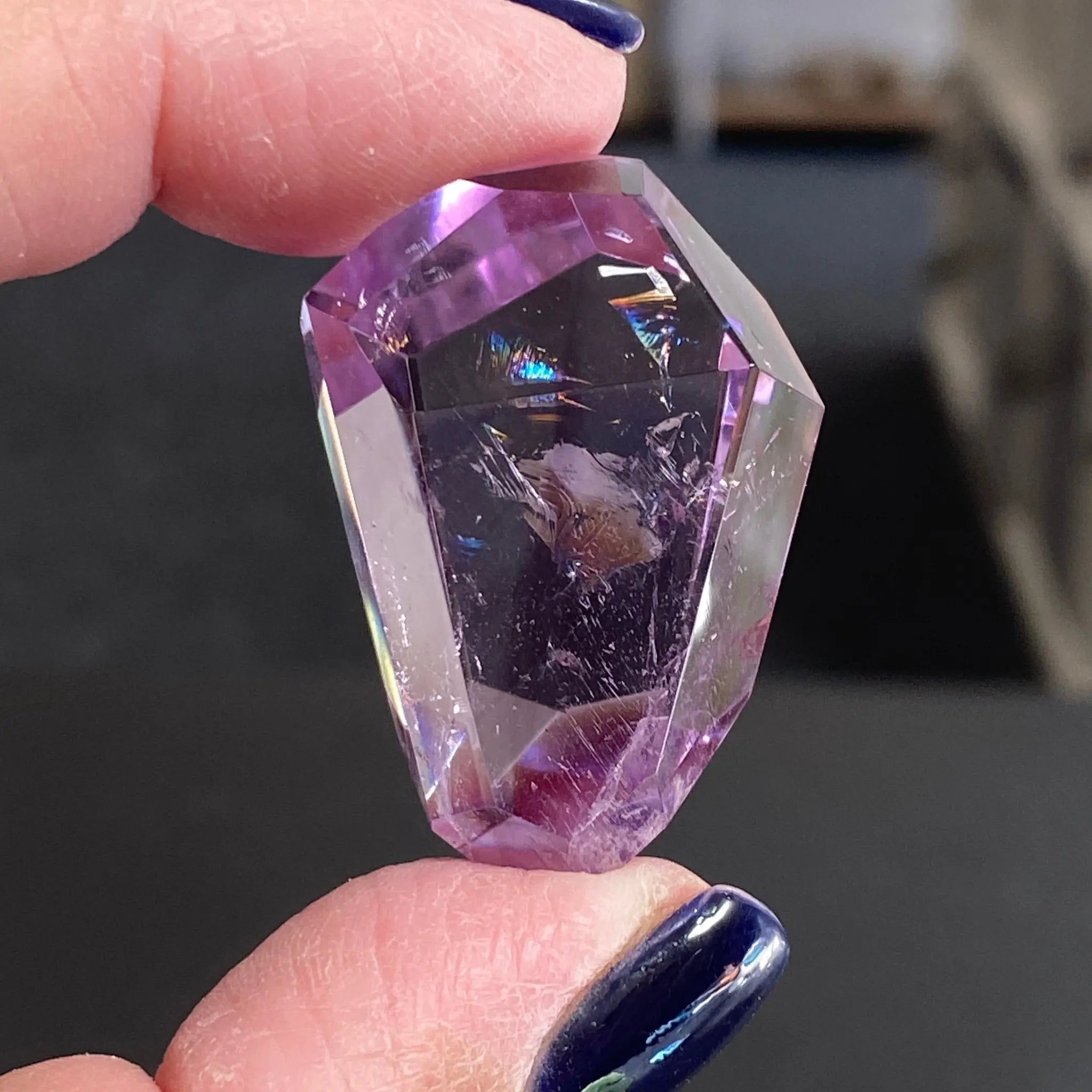 Amethyst Rainbow Freeform Castle Rocks Cornwall