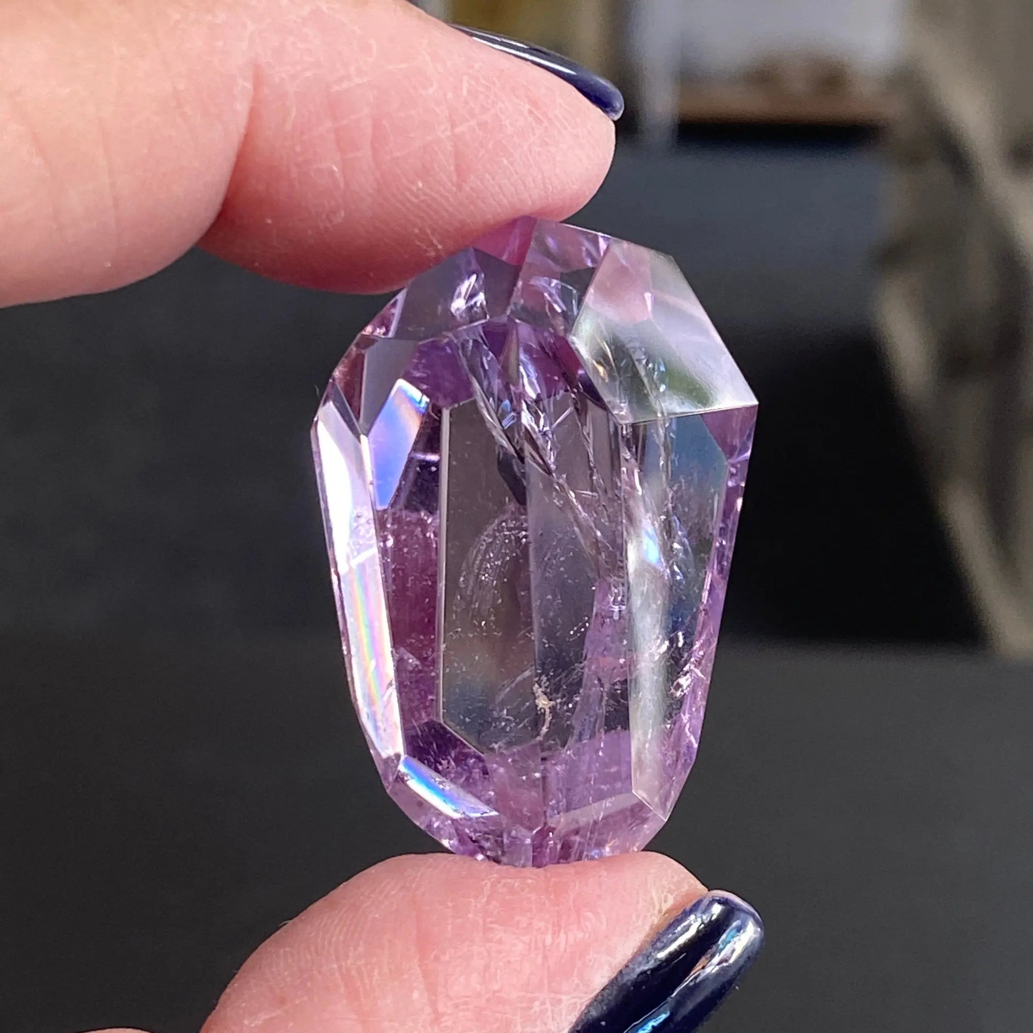 Amethyst Rainbow Freeform Castle Rocks Cornwall