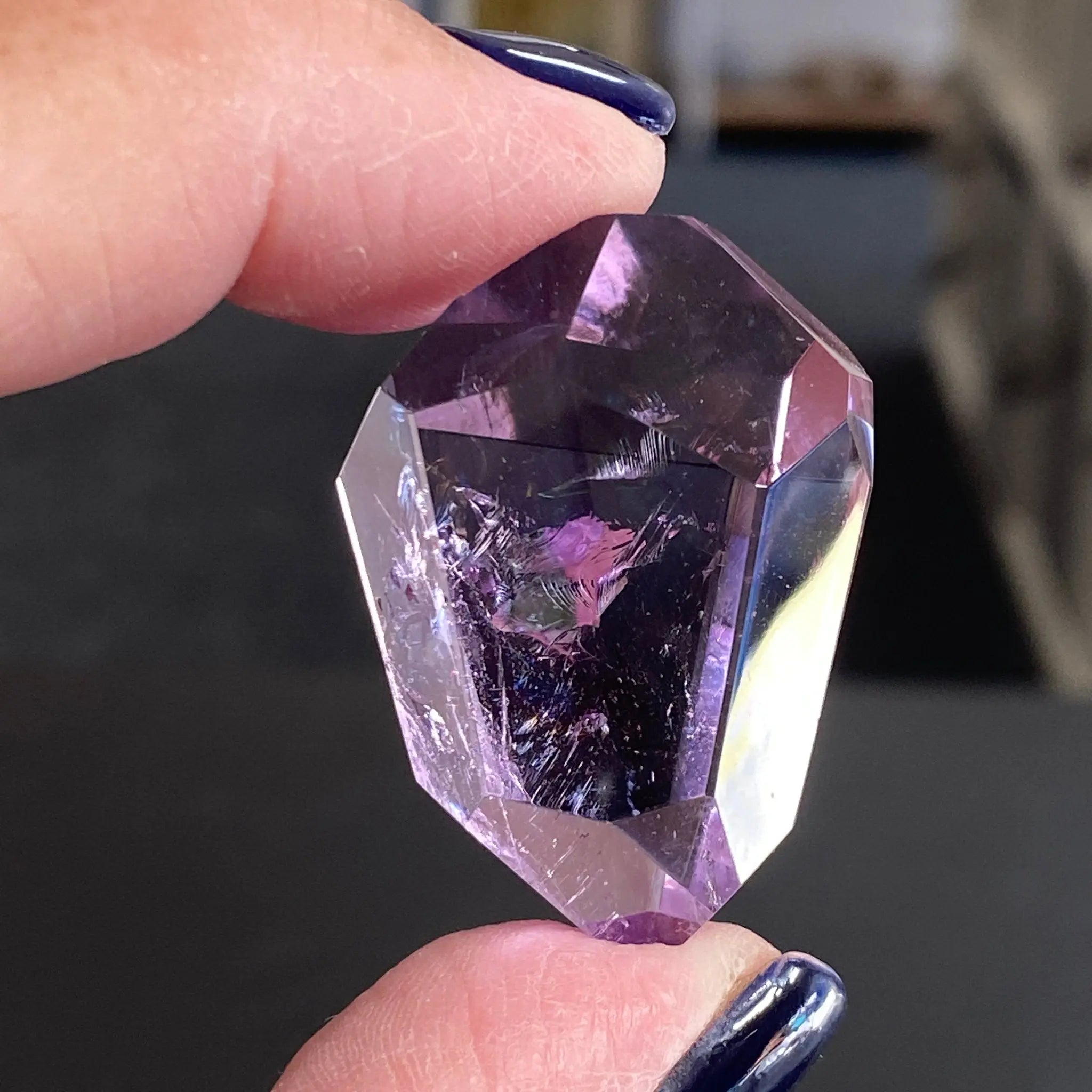 Amethyst Rainbow Freeform Castle Rocks Cornwall