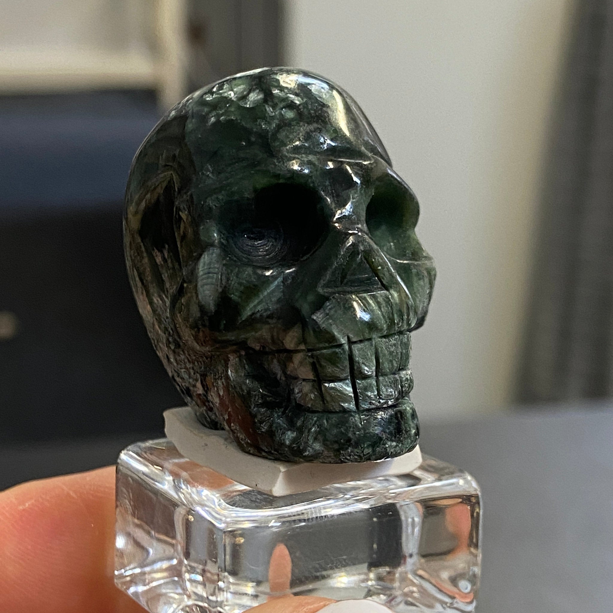 Seraphinite Skull - Russia