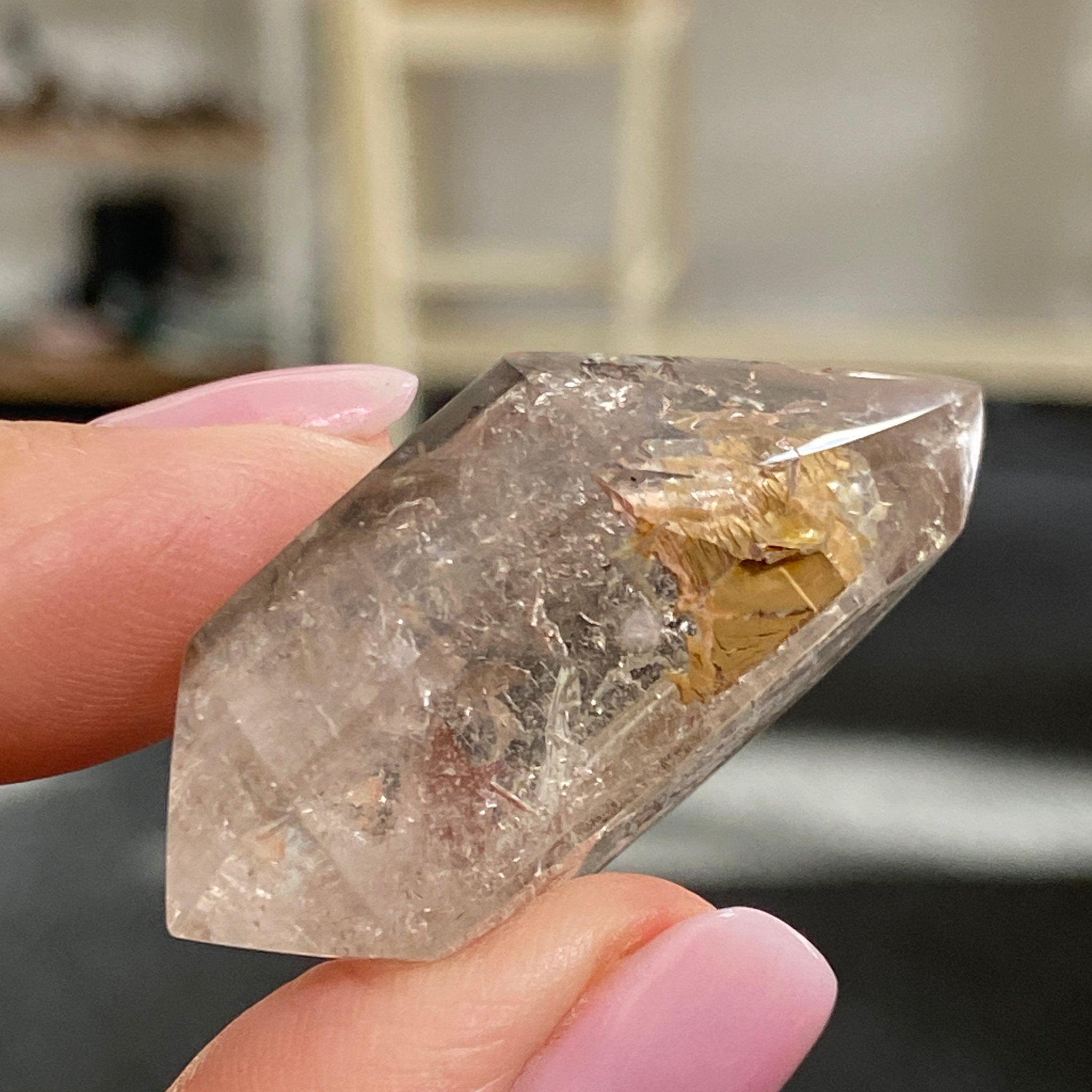 Double Terminated Enhydro Quartz – Brazil