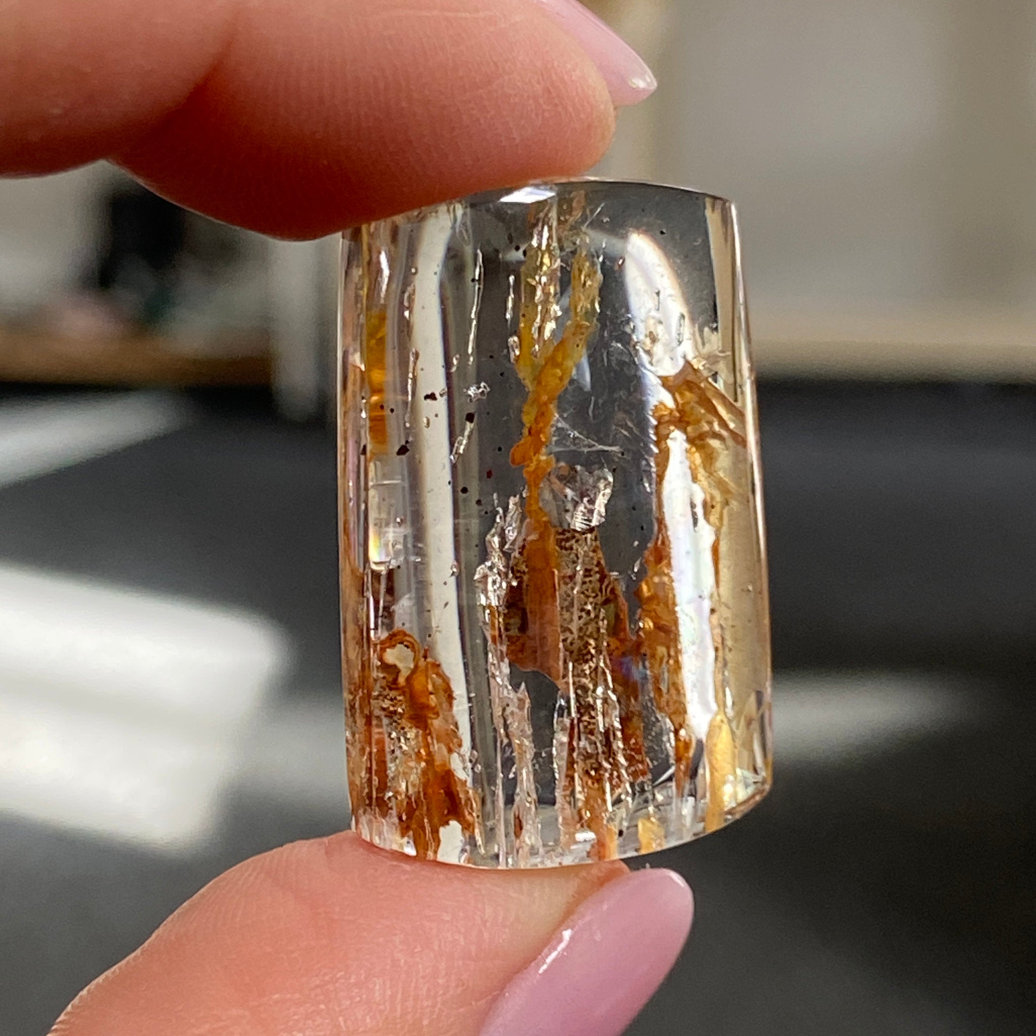 Fire Quartz Block – Brazil