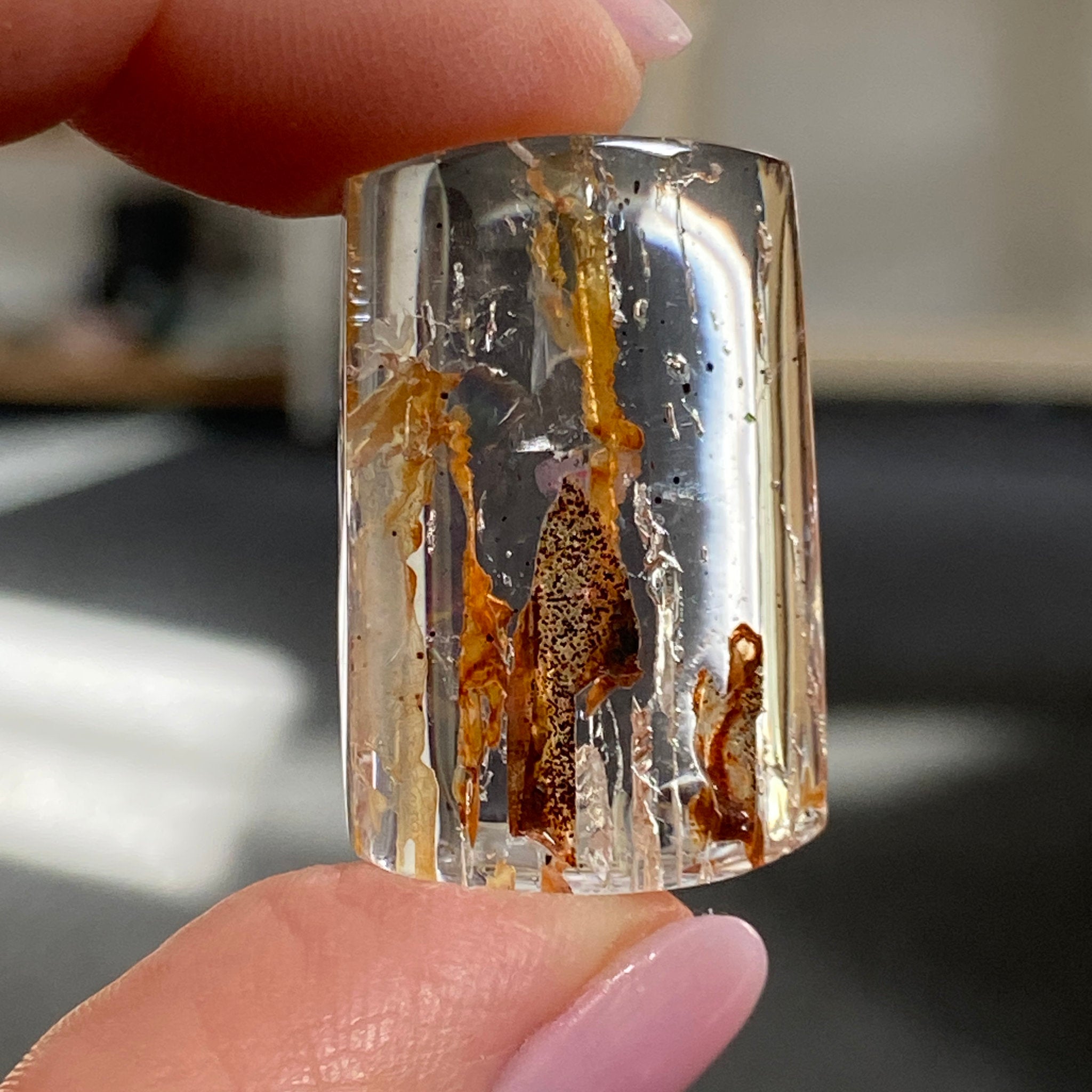 Fire Quartz Block – Brazil