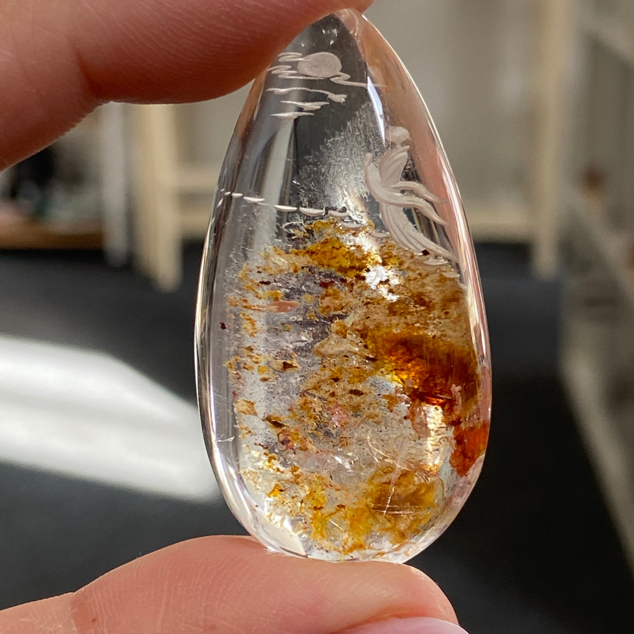 Clear Quartz Shaman Carving – Spirit Being