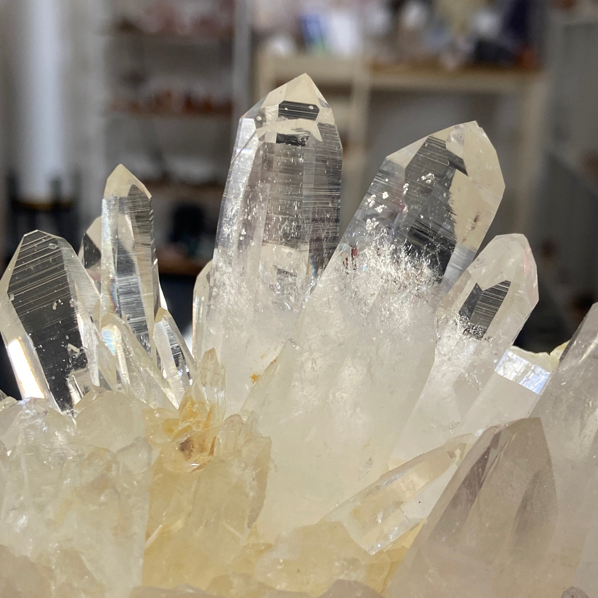 Penas Blancas Quartz Cluster - Alpha Lemurian Light - Colombia