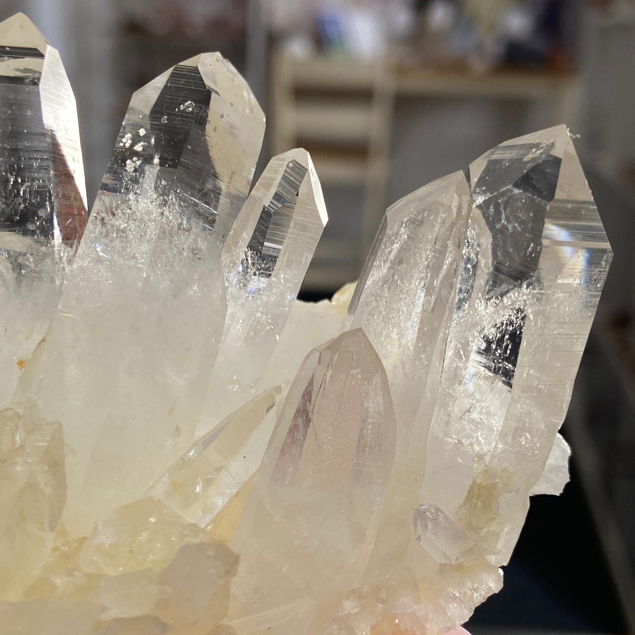 Penas Blancas Quartz Cluster - Alpha Lemurian Light - Colombia